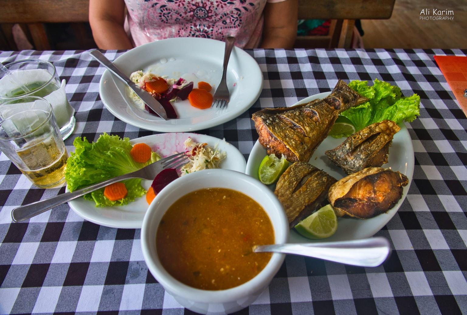 Fried fresh local fish, cold Brahma beer and Caipirinha; what more can one ask for :) ? Florianópolis, Brazil Fried fresh local fish, cold Brahma beer and Caipirinha; what more can one ask for :) ?