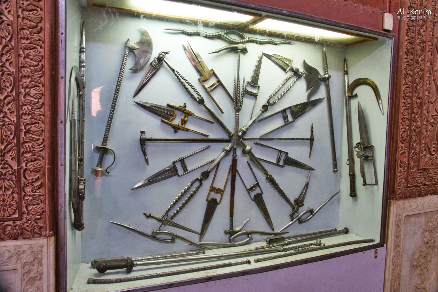 One of many such armaments on display in the Junagarh Fort. Some of these are quite unique weapons Bikaner, Rajasthan One of many such armaments on display in the Junagarh Fort. Some of these are quite unique weapons