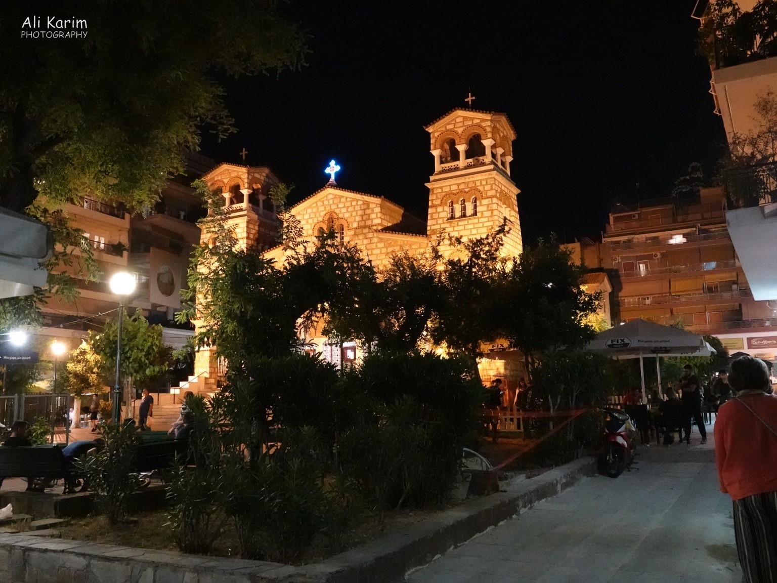 More Athens, Greece, May 2021, Strolling through the old city at night was delightful.