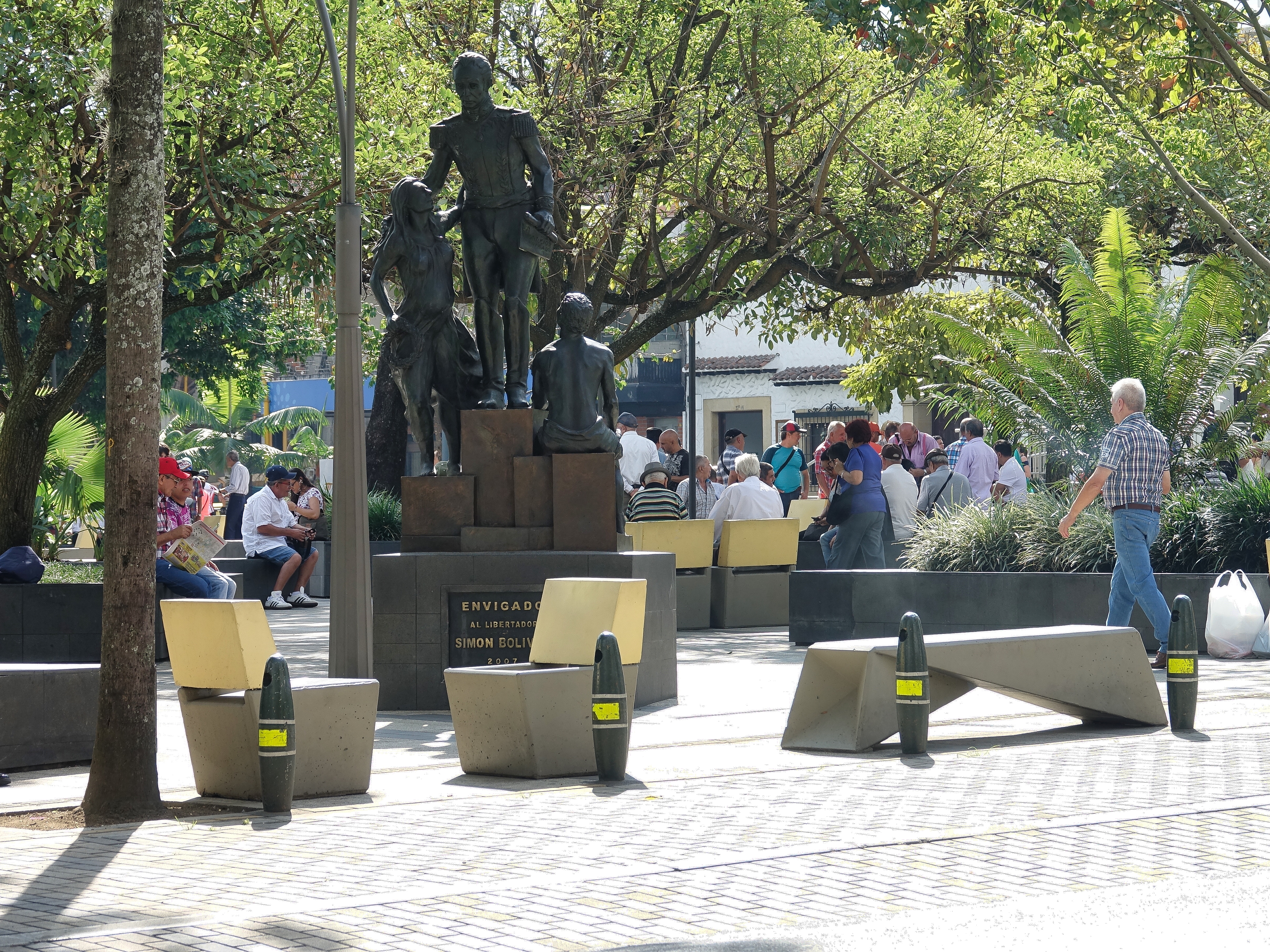 Simon Bolivar statue