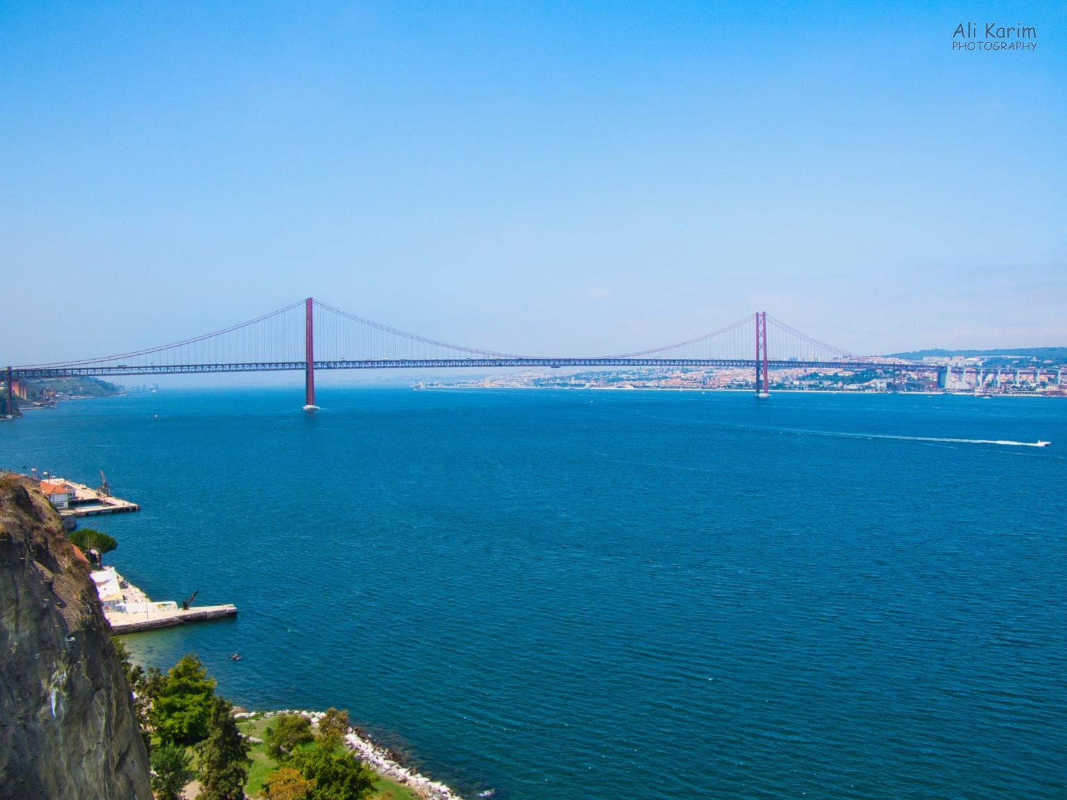View of the “San Francisco” bridge, designed by the same architect of the Golden Gate bridge in San Francisco