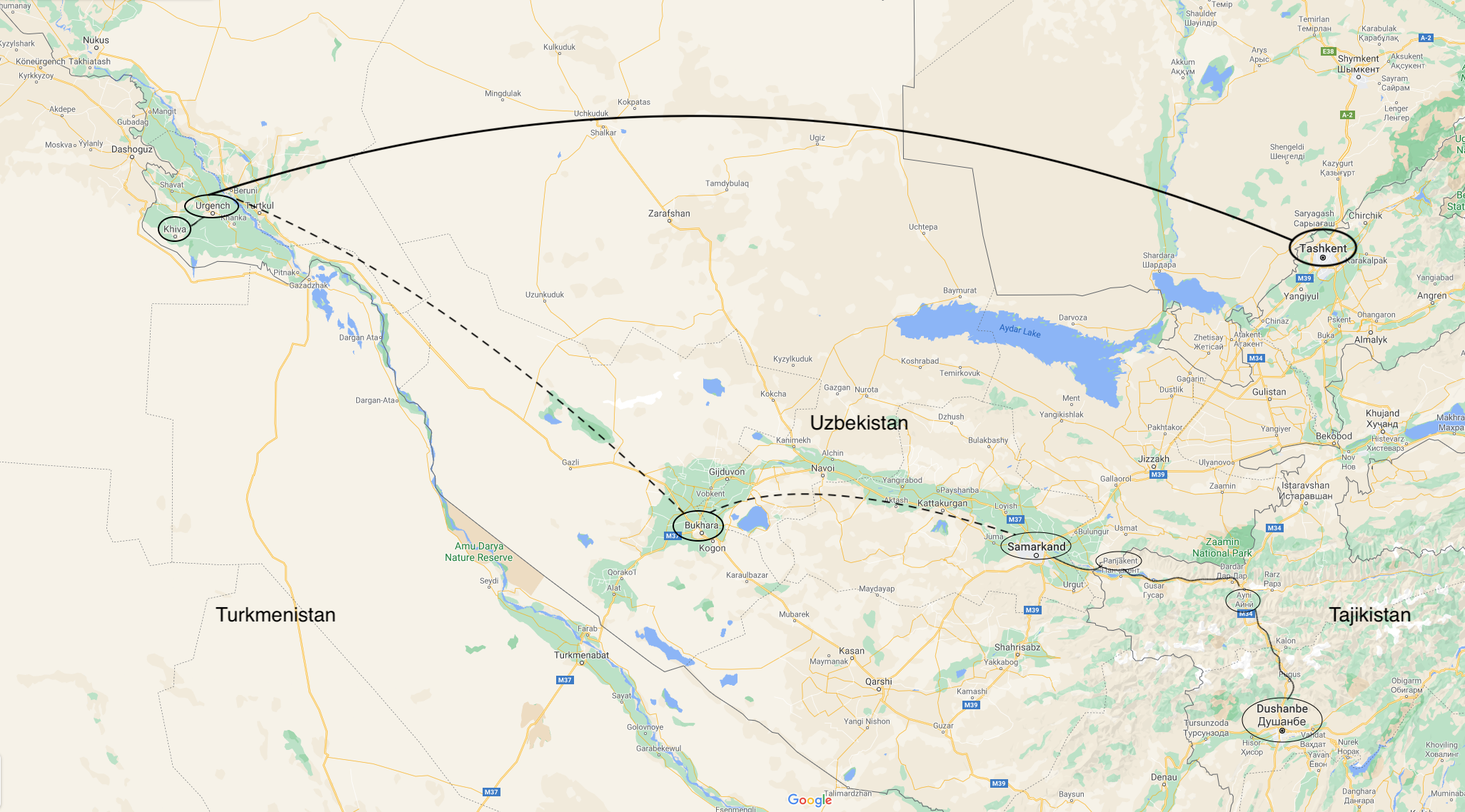 Dushanbe to Tashkent, Uzbekistan Tashkent, Oct 2019, Dushanbe to Tashkent, Uzbekistan