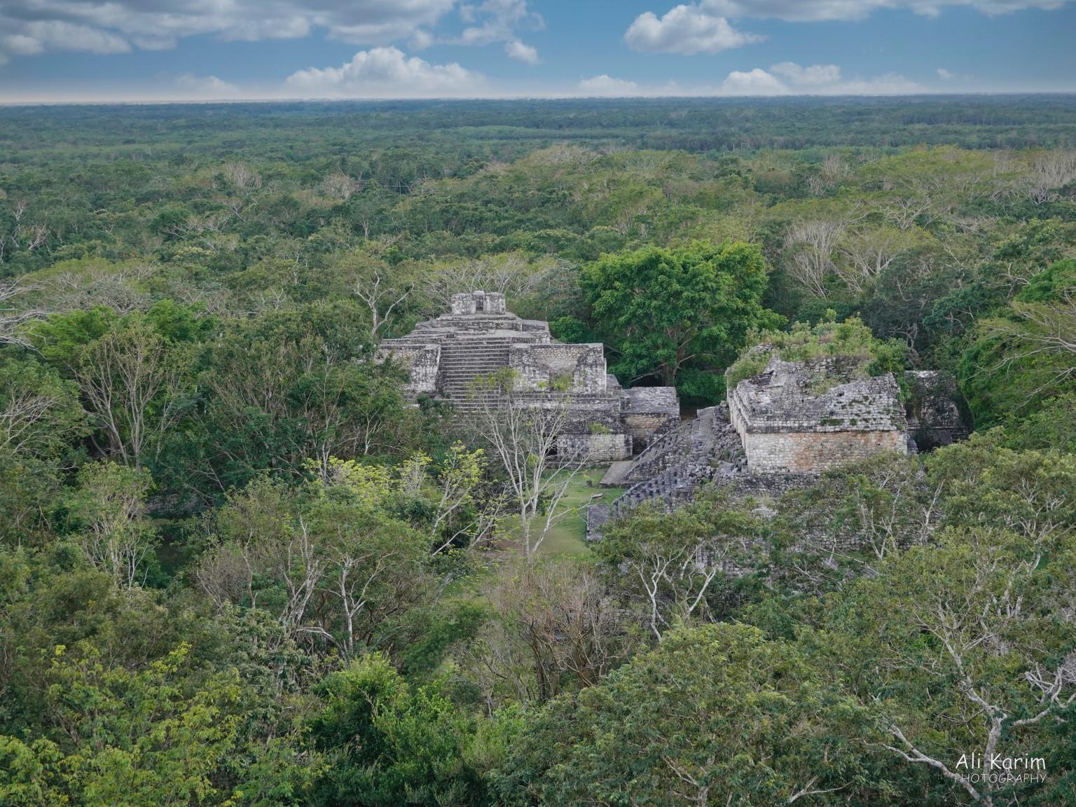 Valladolid, Yucatan, Mexico Feb 2021, Multiple Mayan pyramids in this area