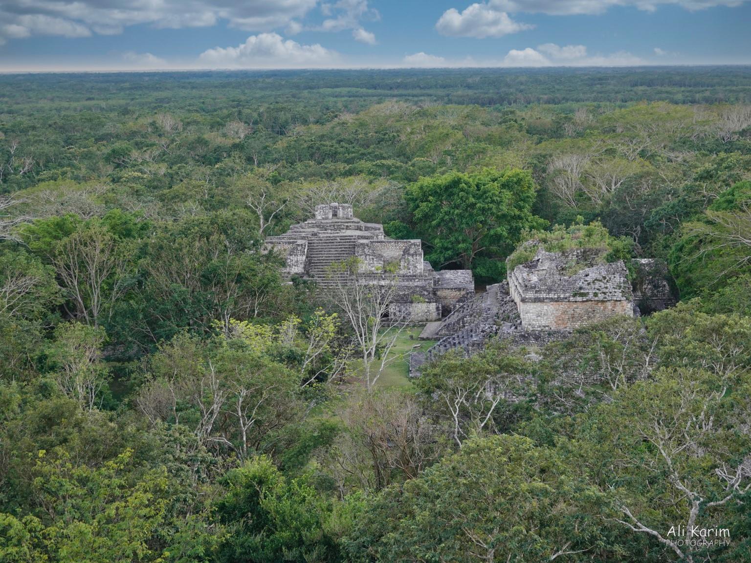 Multiple Mayan pyramids in this area Valladolid, Yucatan, Mexico Feb 2021, Multiple Mayan pyramids in this area