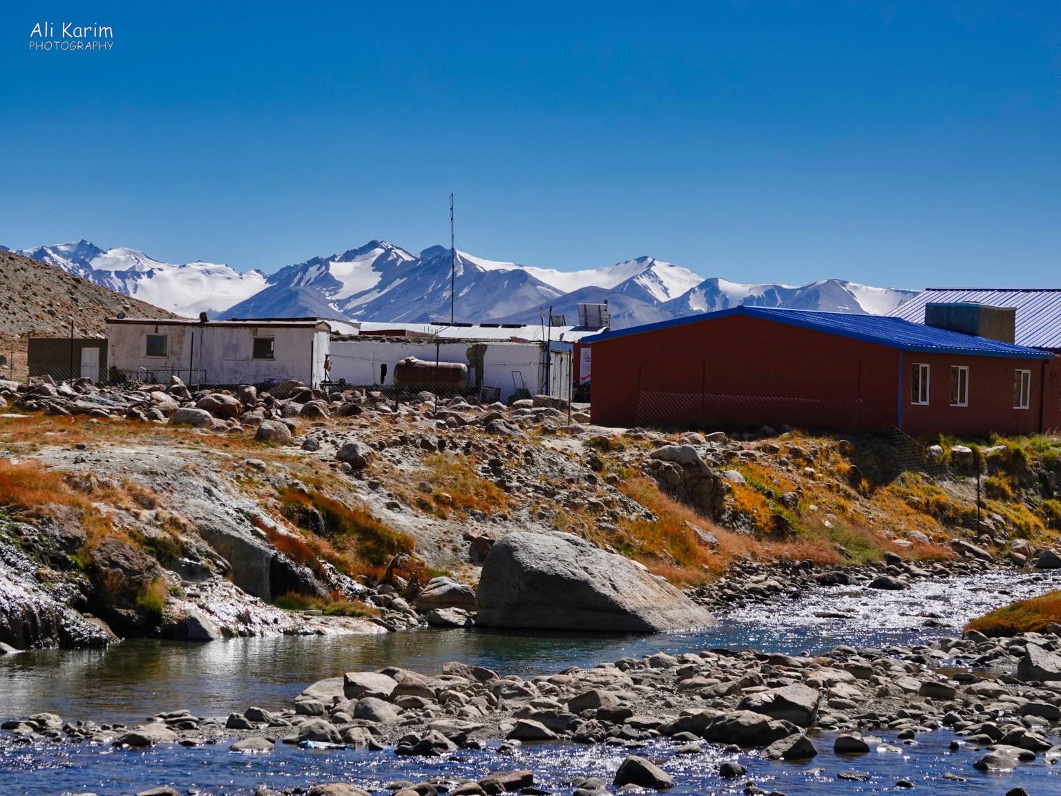 Village of Jarty-Gumbez, 5-6 structures, with beautiful views of the Pamirs in Afghanistan as backdrop More Murghab & Alichur, Tajikistan, Village of Jarty-Gumbez, 5-6 structures, with beautiful views of the Pamirs in Afghanistan as backdrop