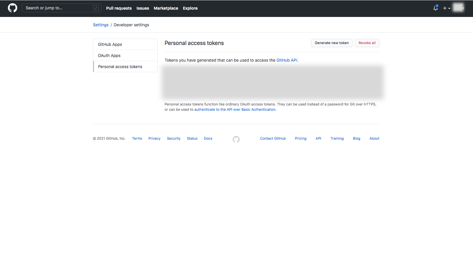 Creating a GitHub Personal Access Token