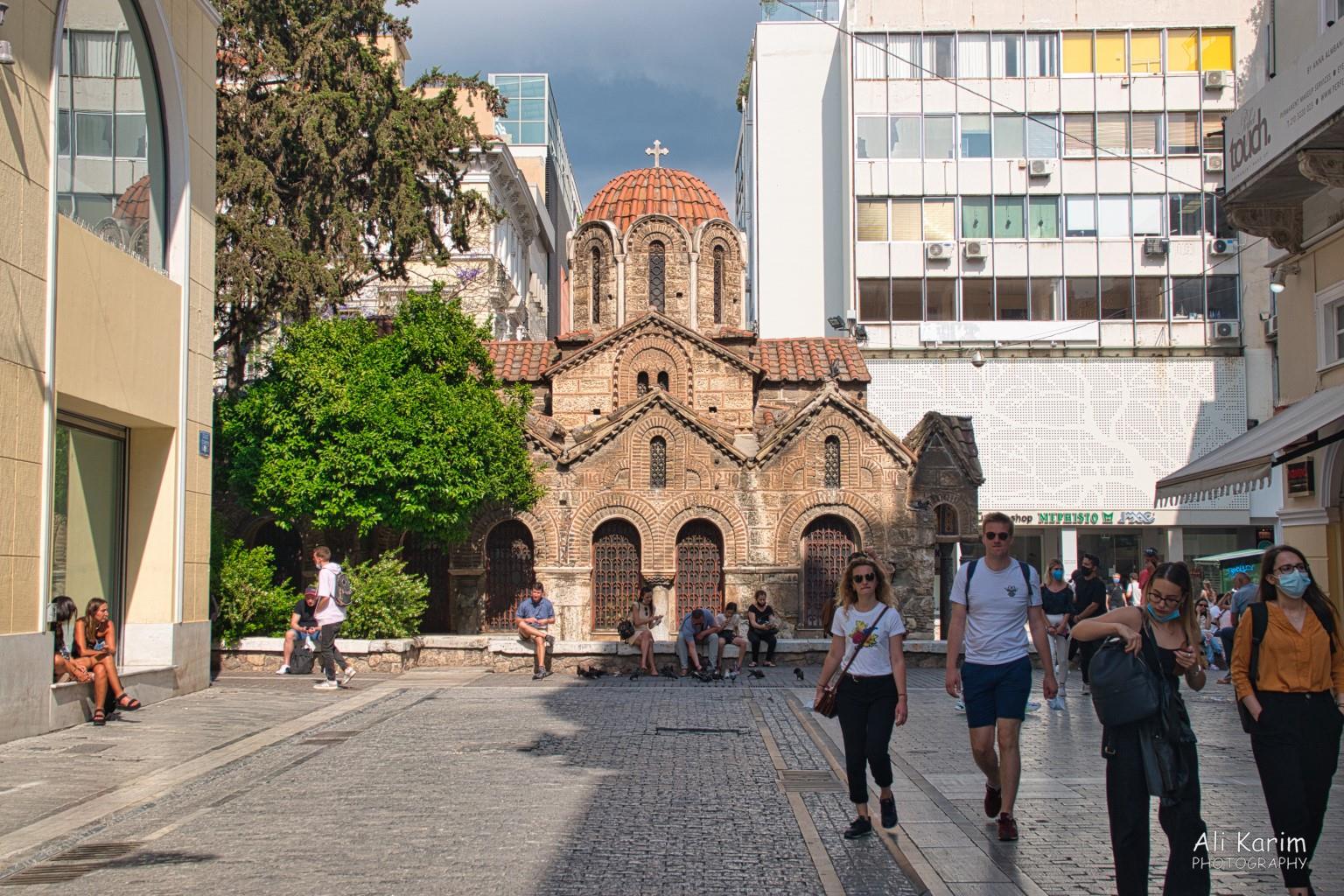 Church YYYYY from the XXXX century More Athens, Greece, May 2021, Church YYYYY from the XXXX century