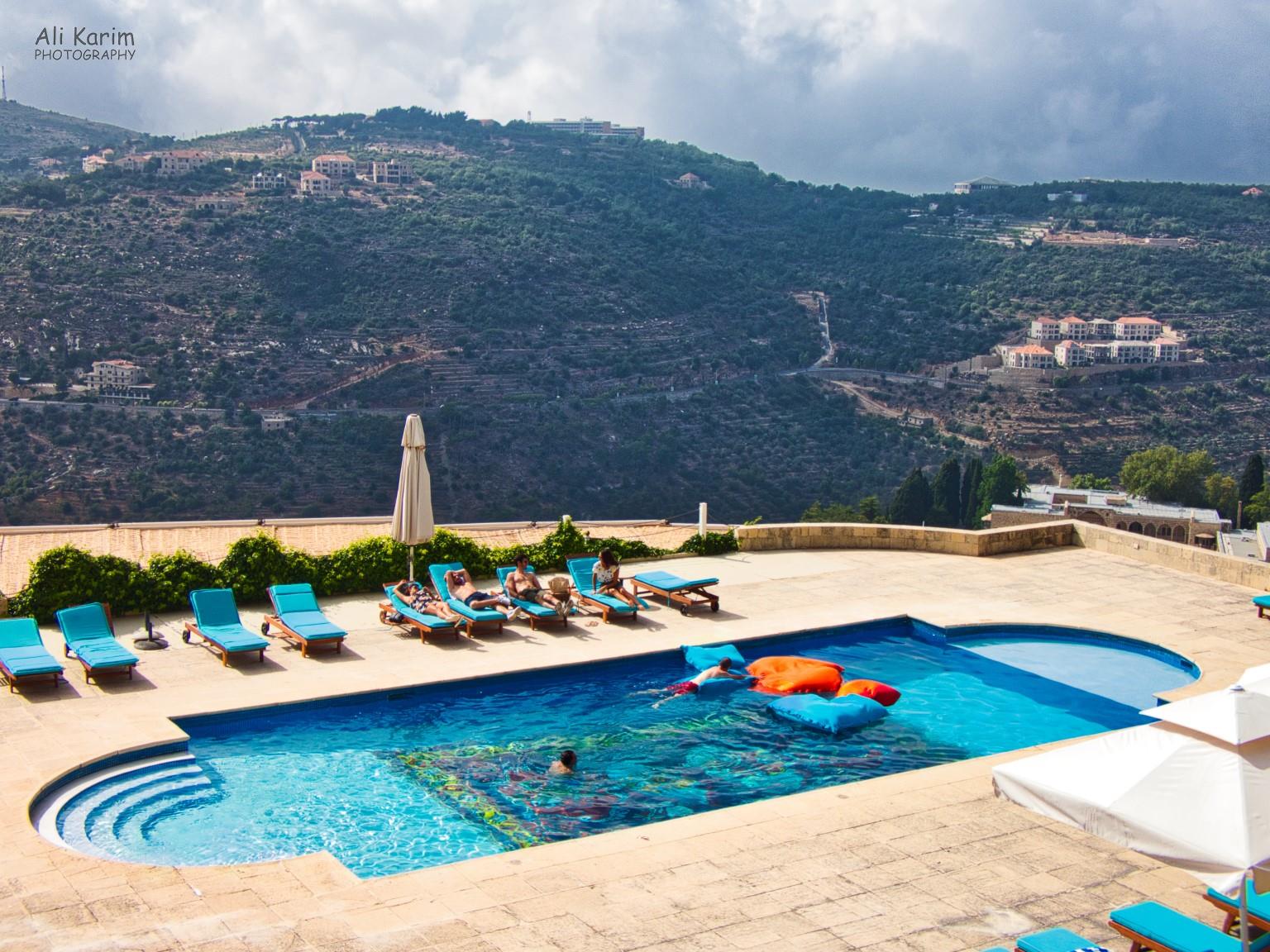 Pool are overlooking the Chouf mountains Druze and the Chouf Mountains Pool are overlooking the Chouf mountains