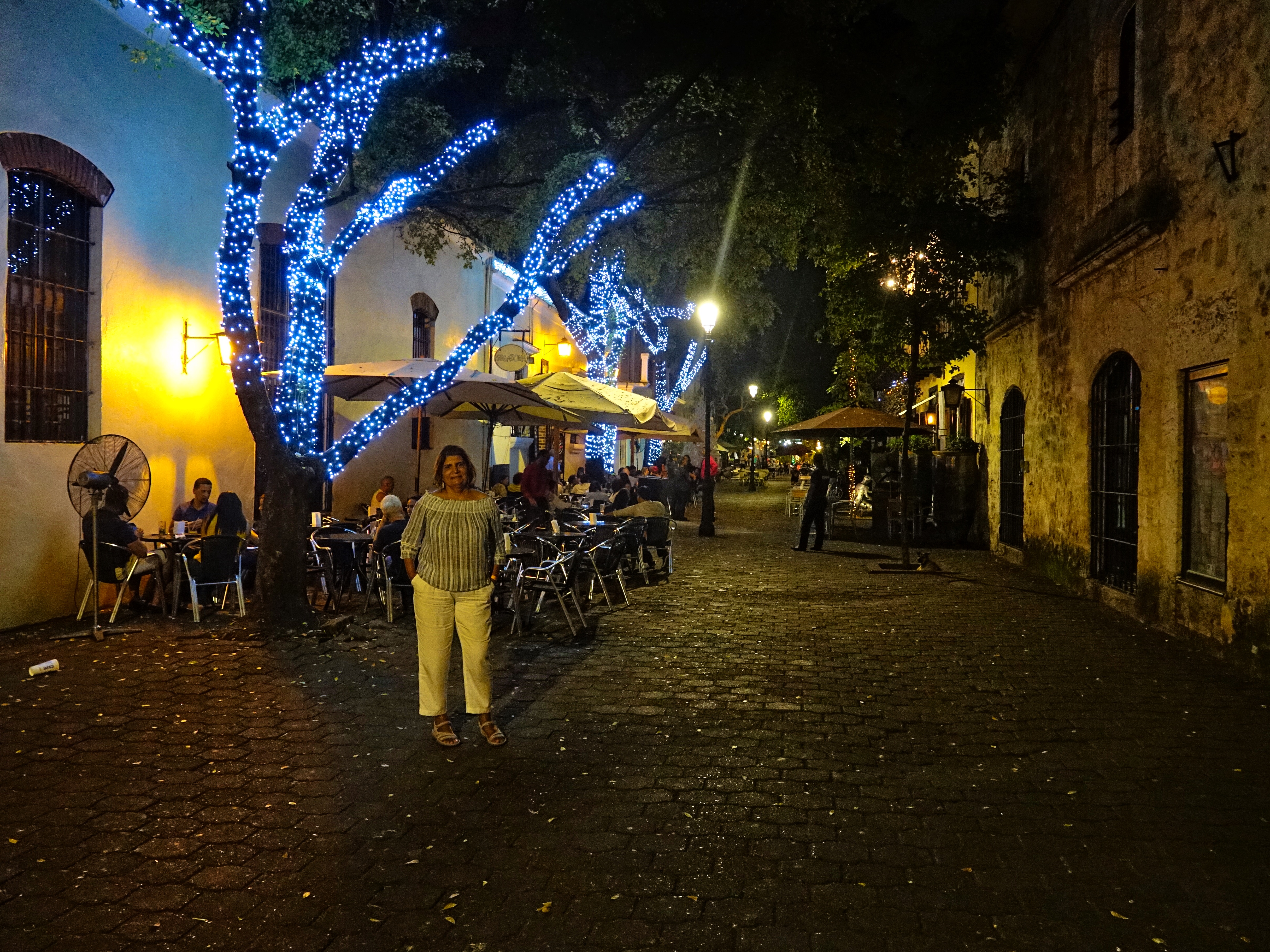 The charm of the old city at night The charm of the old city at night