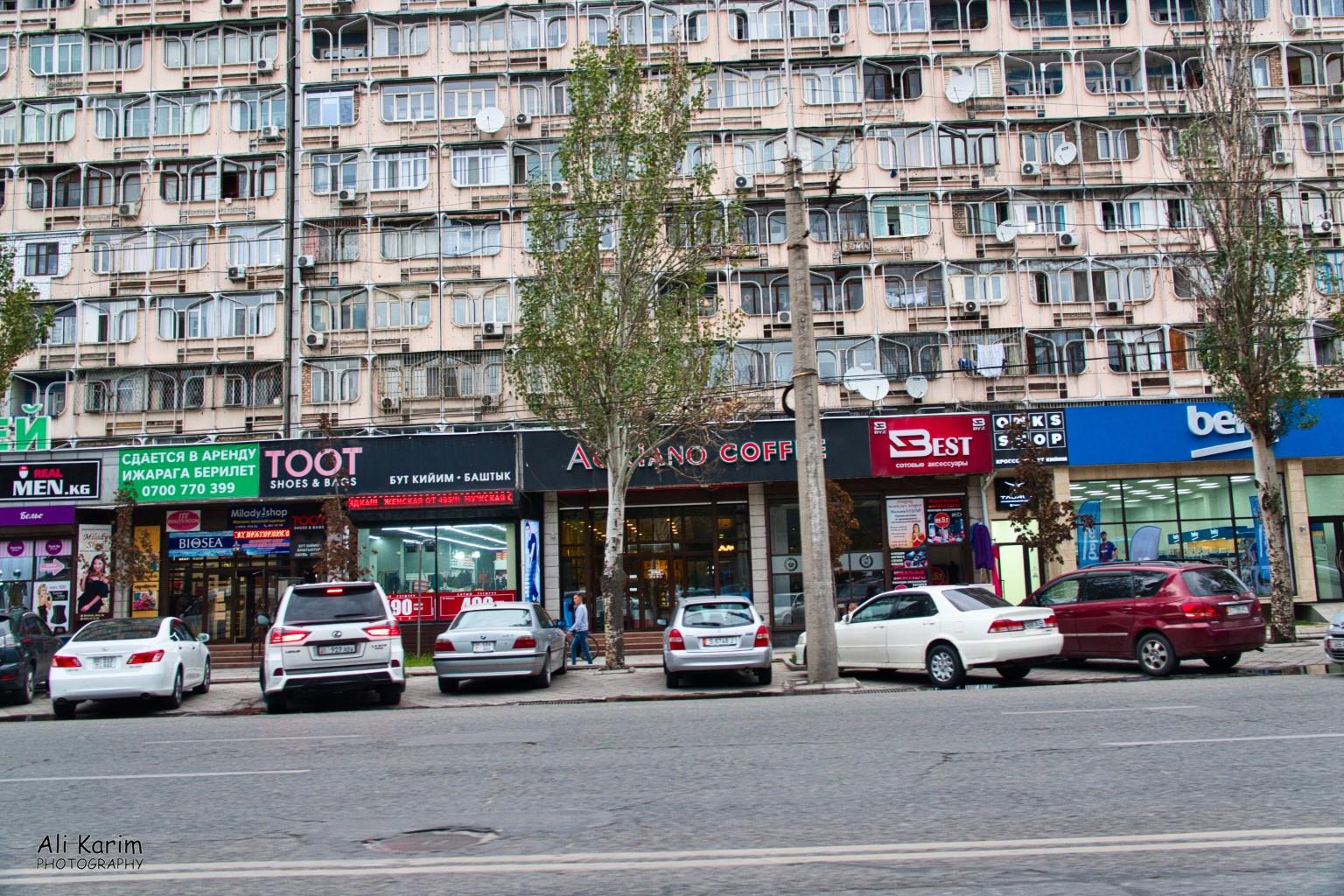Silk Road 14 Bishkek Traditional Soviet apartment block