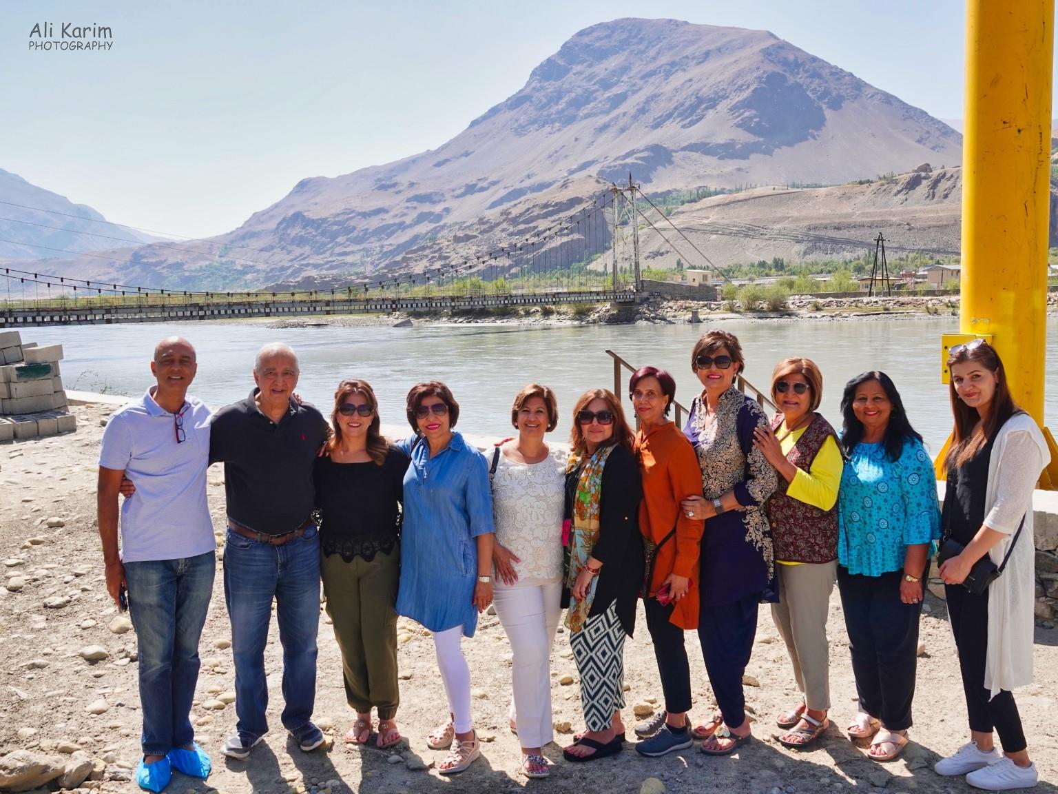 With our hosts at Mountain Foods and the Helping Hands group that was also visiting at the same time. The bridge from Khorog outskirts to Afghanistan is in the background More Khorog, Tajikistan With our hosts at Mountain Foods and the Helping Hands group that was also visiting at the same time. The bridge from Khorog outskirts to Afghanistan is in the background