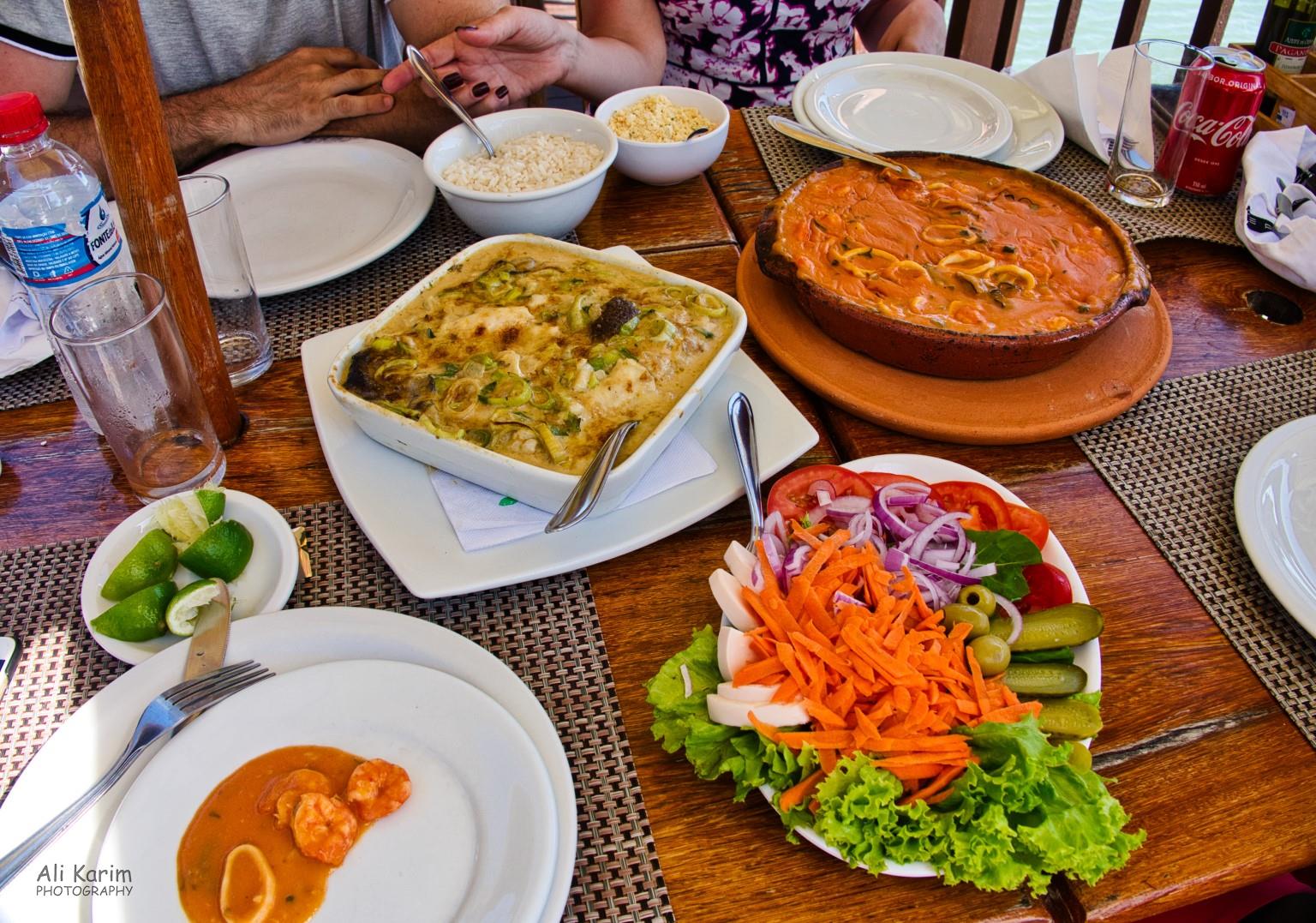We went for a late lunch to nice restaurant on the water; and ended up eating way too much delicious seafood Florianópolis, Brazil We went for a late lunch to nice restaurant on the water; and ended up eating way too much delicious seafood