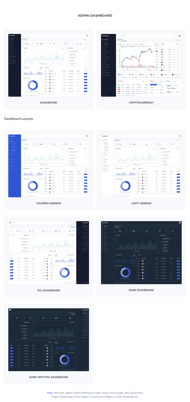 Landrick - Saas & Software Multipurpose Landing Page & Admin Dashboard Template - 3