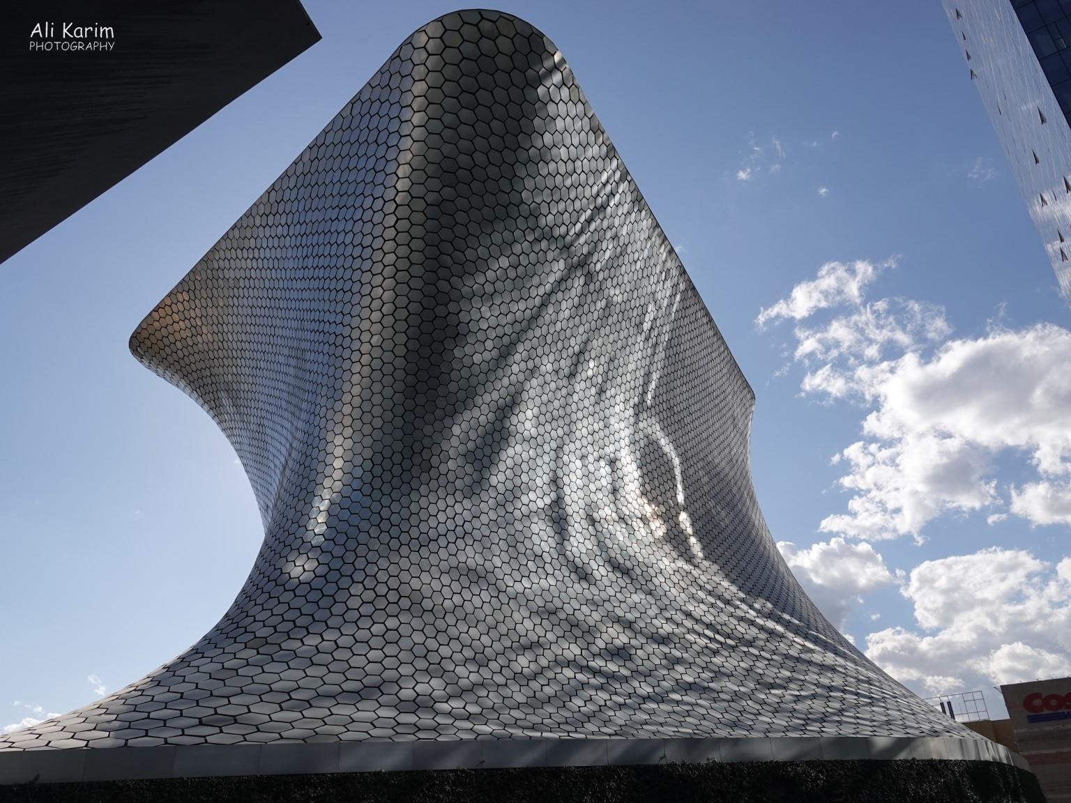 Mexico City, Mexico, Dec 2019, The Soumaya Museum in the city center; interesting building design. It had one floor on Khalil Gibran, the Lebanese poet/writer, whose museum we had visited during our trip to Lebanon