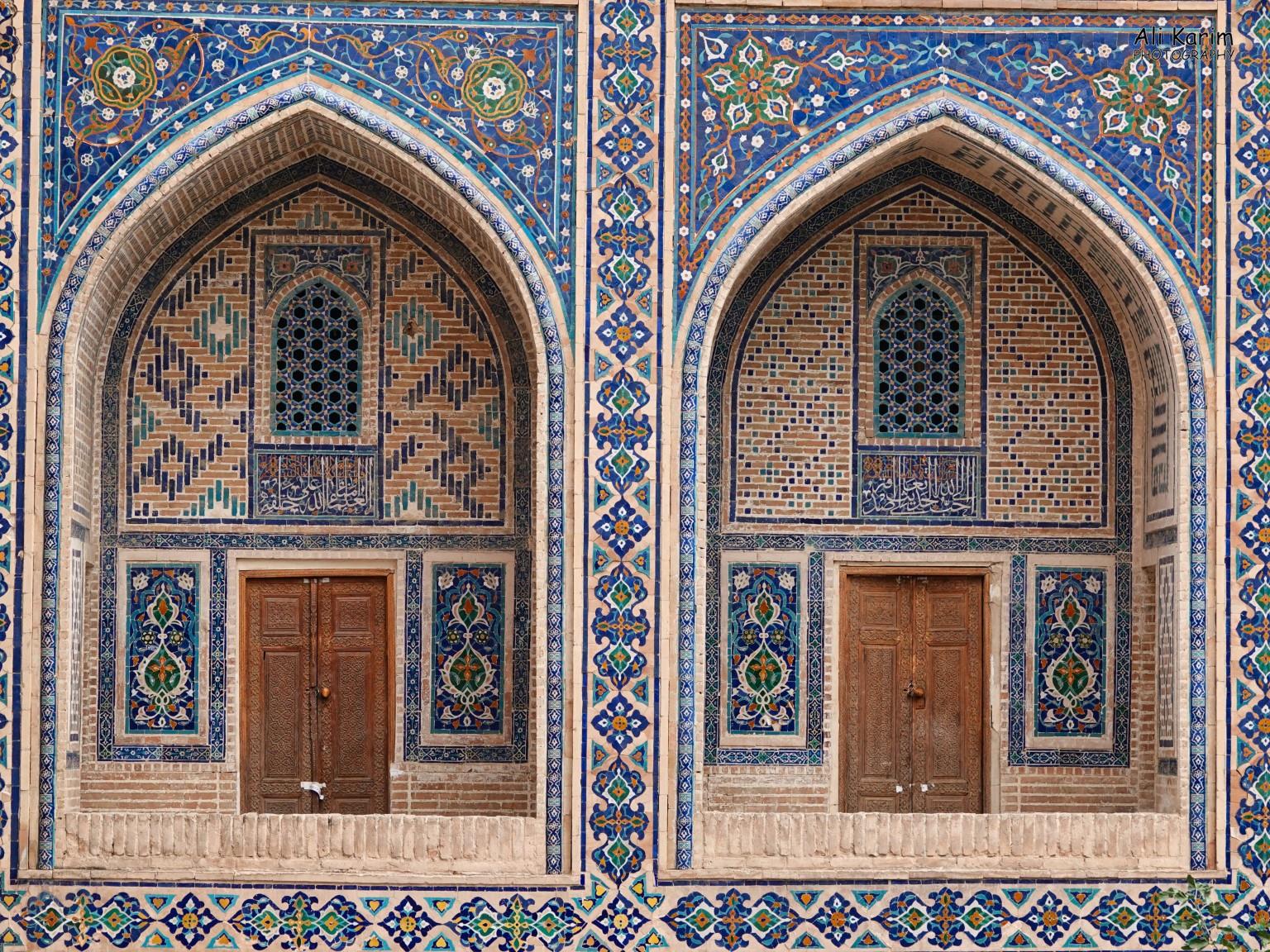 Beautiful design and décor inside one of the madrassah’s More Samarkand, Beautiful design and décor inside one of the madrassah’s