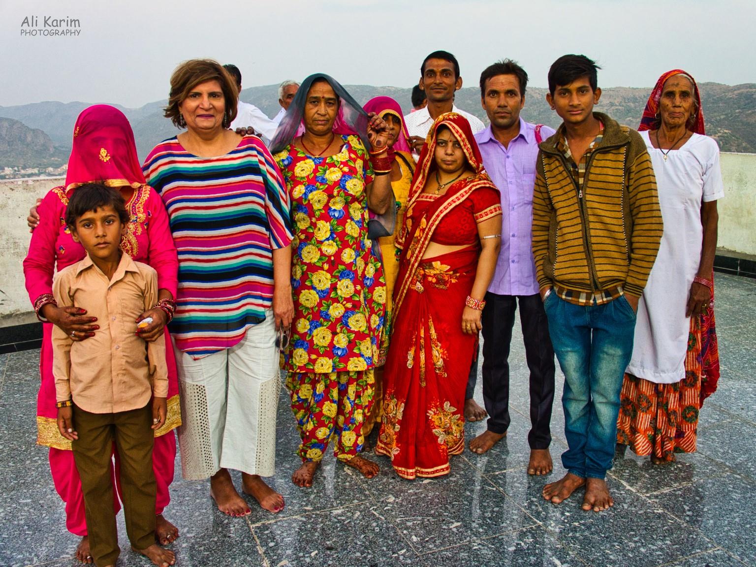This family adopted us at the Savitri temple Pushkar, Rajasthan This family adopted us at the Savitri temple