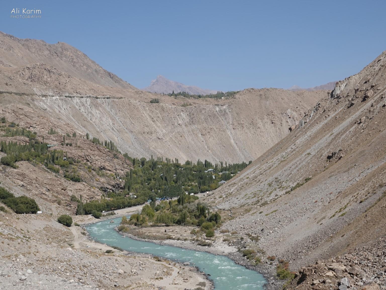 The Gunt River valley along the drive from Khorog to Pamir Energy plant More Khorog, Tajikistan The Gunt River valley along the drive from Khorog to Pamir Energy plant