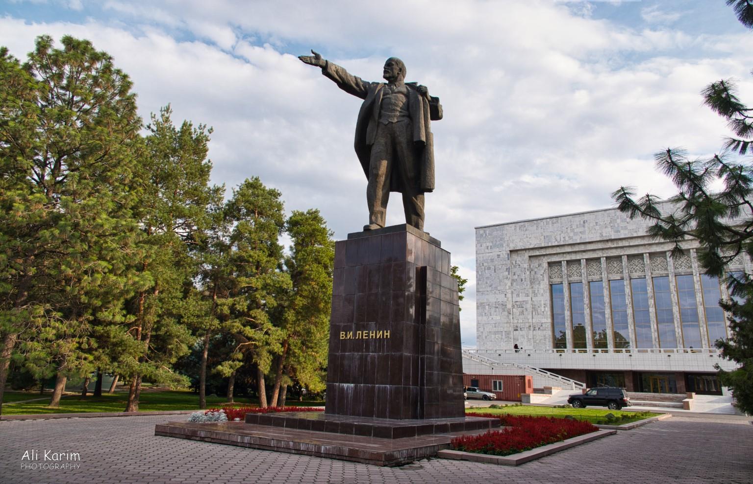 Statue of Lenin was relegated to the back of the Museum after independence Silk Road 14 Bishkek Statue of Lenin was relegated to the back of the Museum after independence