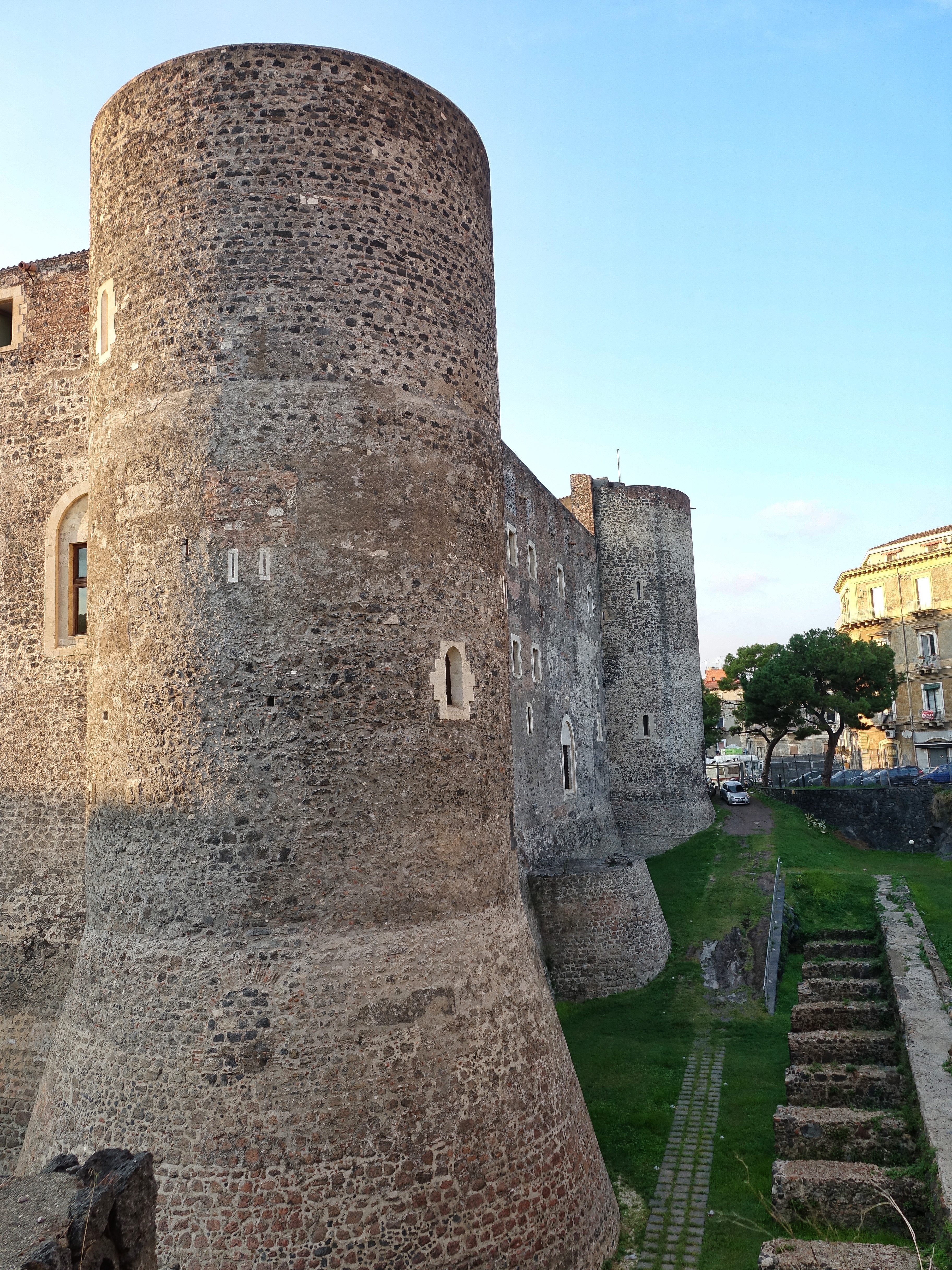 Local fort in Catania; well preserved Local fort in Catania; well preserved