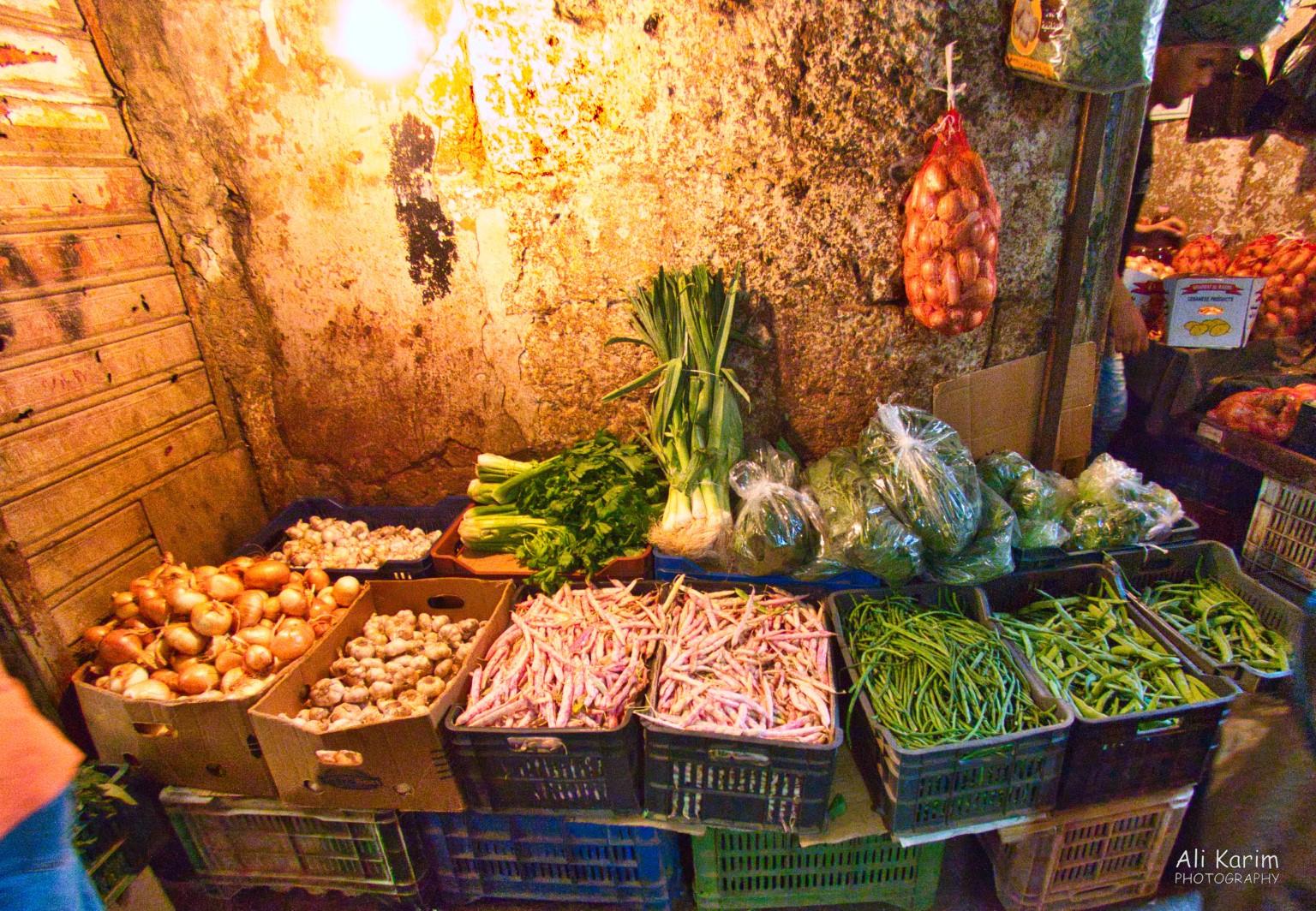 Vegetable stall Tripoli Lebanon Vegetable stall