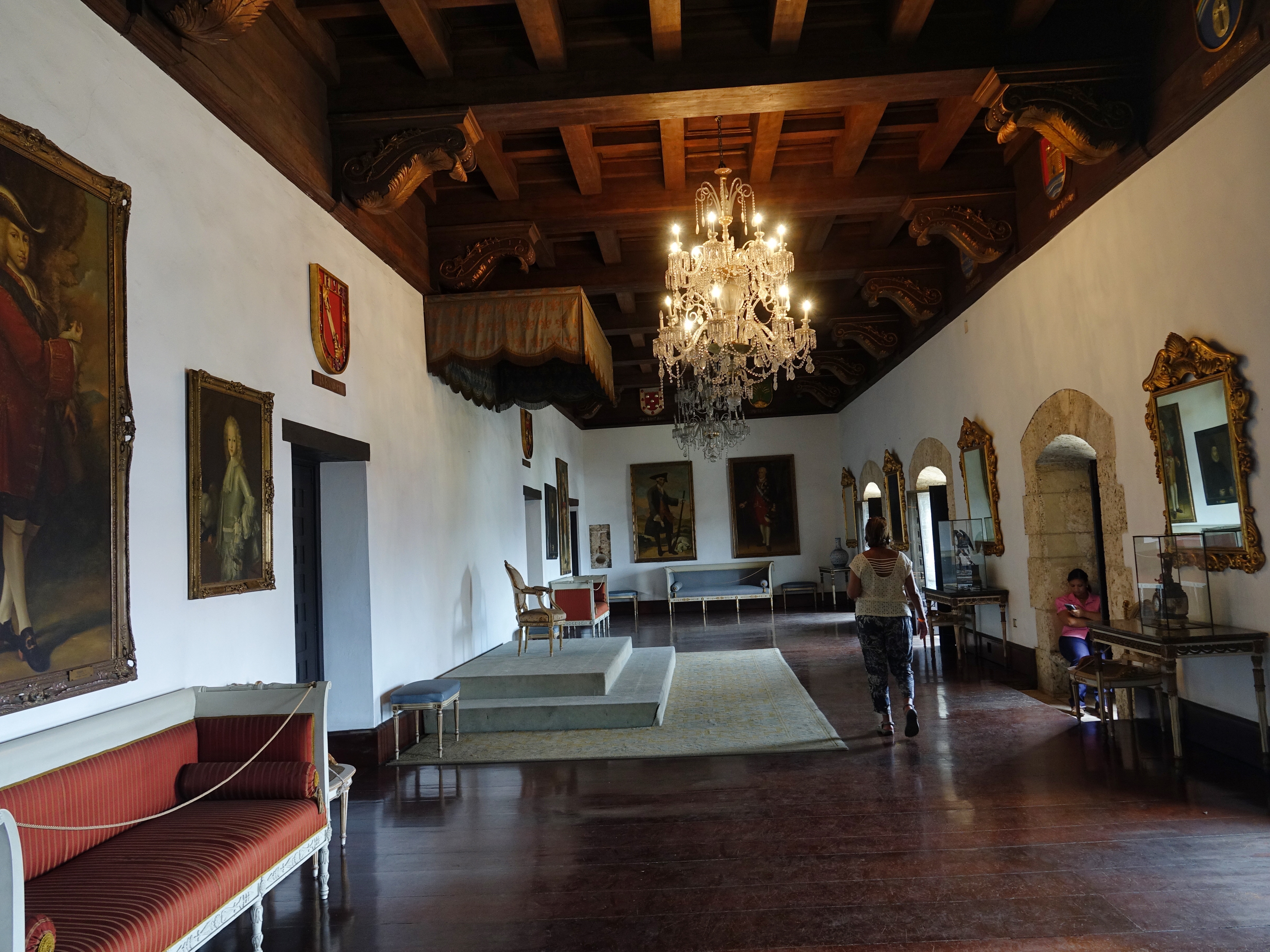 Receiving room of the Royals