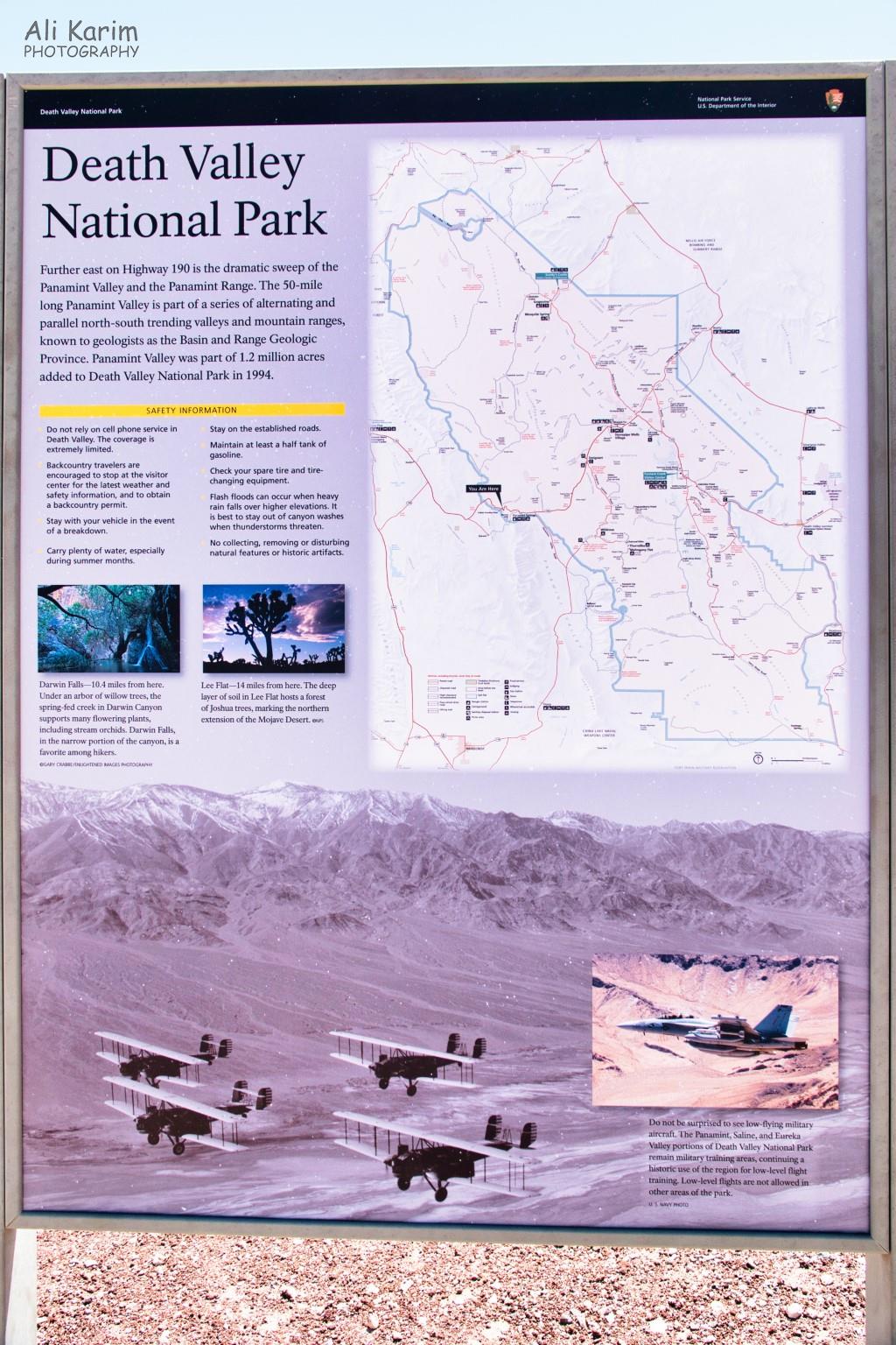 Interesting sign with warnings and gave notice about the low level military flight training Yosemite to Death Valley, June 2020, Interesting sign with warnings and gave notice about the low level military flight training