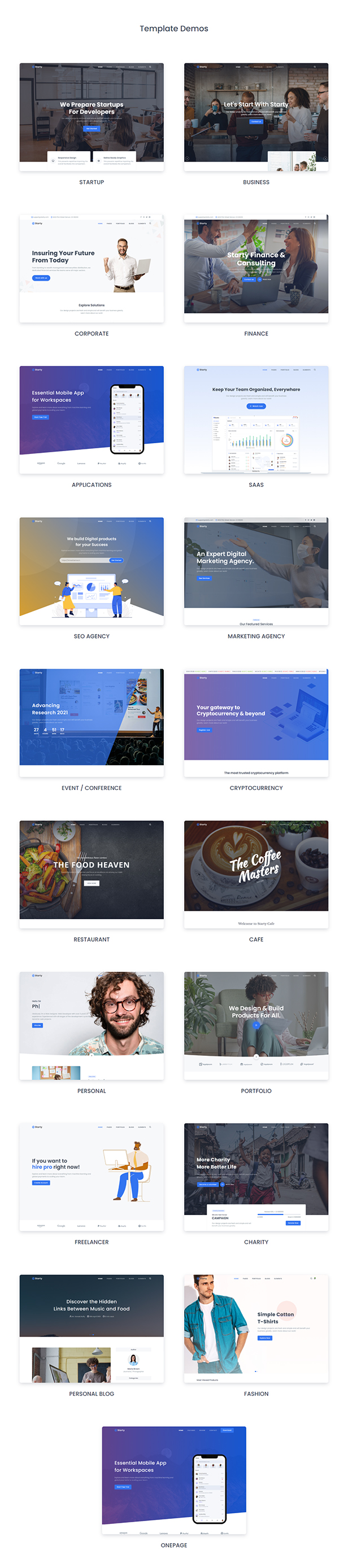 Starty - Multipurpose Bootstrap 5 Landing Template - 4