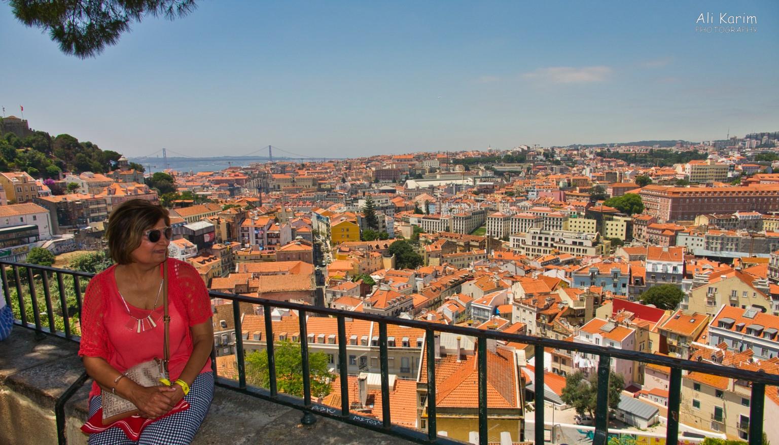 Another hilltop viewpoint at the Viewpoint Sophia de Mello Breyner Andresen Lisbon Portugal: Another hilltop viewpoint at the Viewpoint Sophia de Mello Breyner Andresen