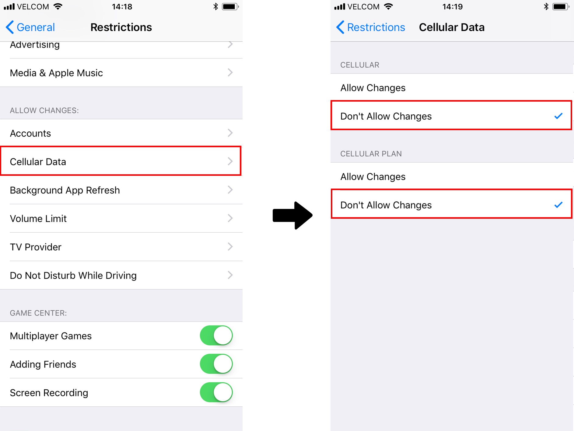 WiaTag iOS — How To Manage System Restrictions and Control Application