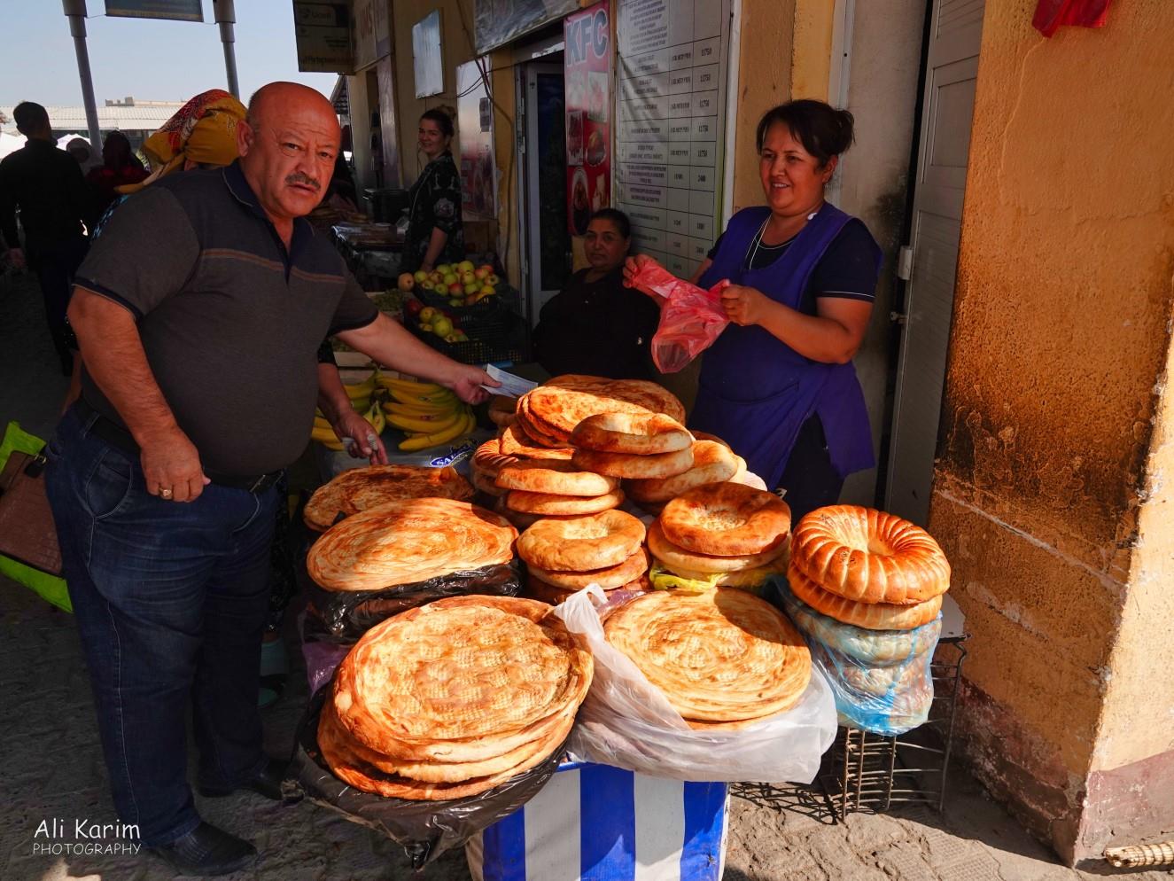 Bukhara, Oct 2019, Bread was ubiquitous as were eateries