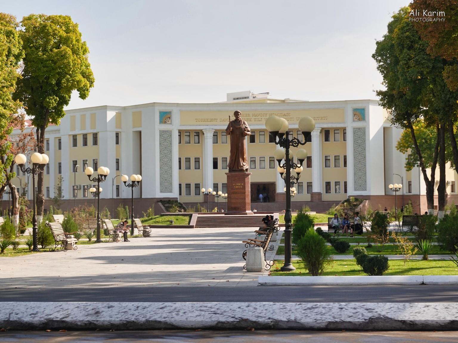 Tashkent, Oct 2019, Interesting Building, statue & park/gardens