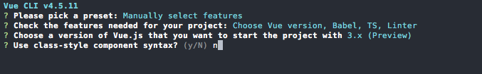 Vue CLI - Class-Style Component Syntax