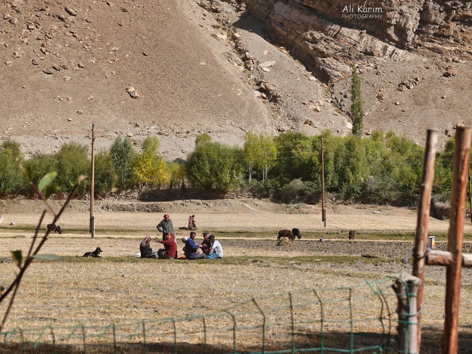 Pamiri farmers taking a break Langar, Bulunkul Tajikistan, Pamiri farmers taking a break
