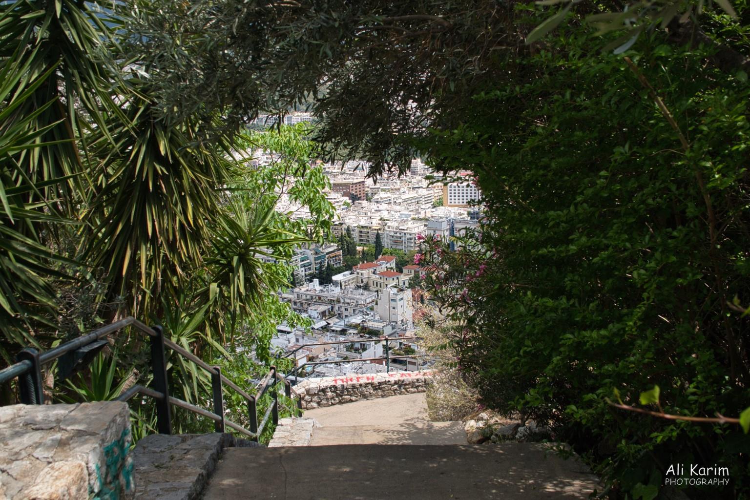 For those that climbed up to St Georges Chapel had beautiful views More Athens, Greece, May 2021, For those that climbed up to St Georges Chapel had beautiful views