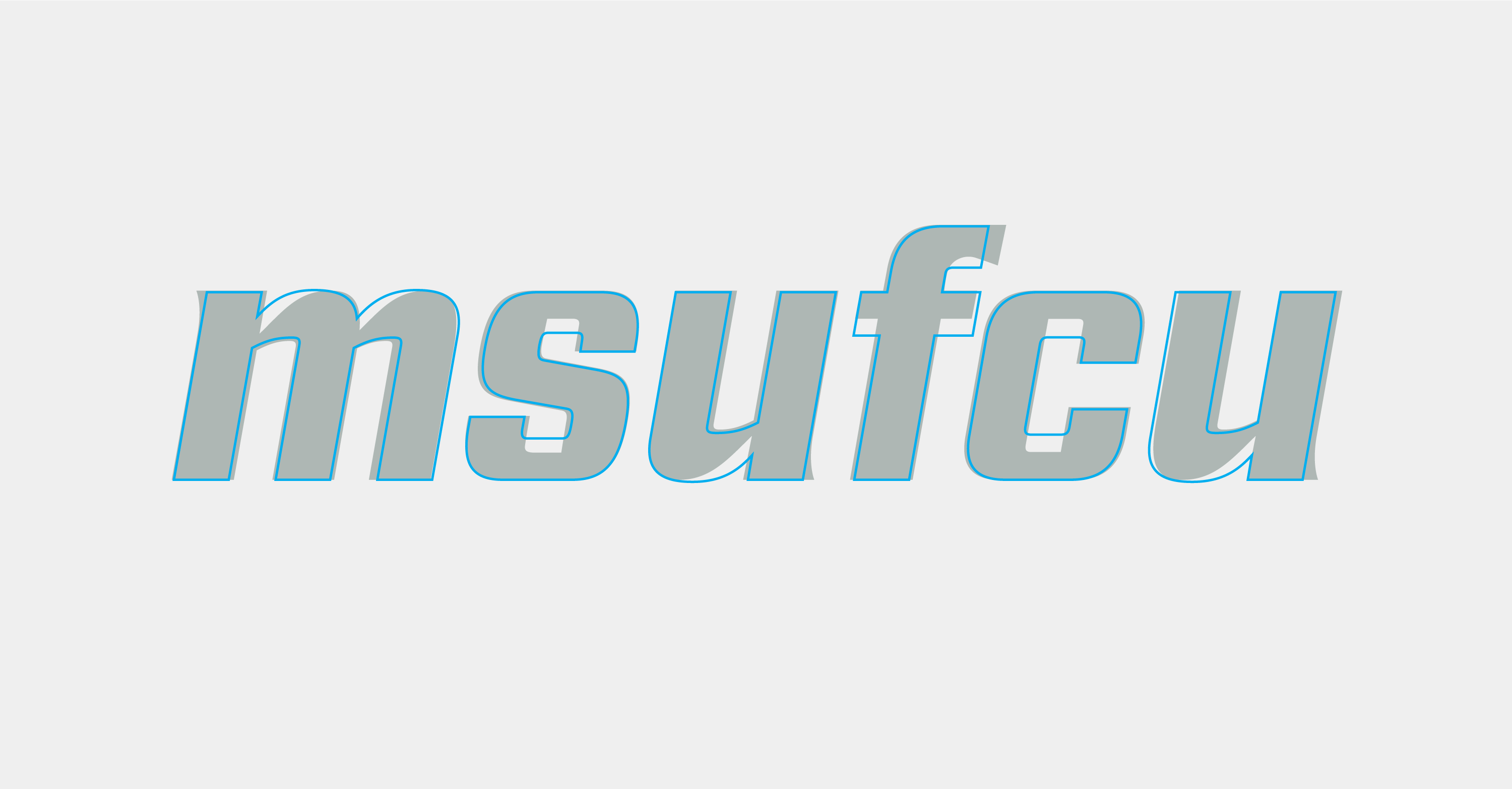 MSUFCU typography