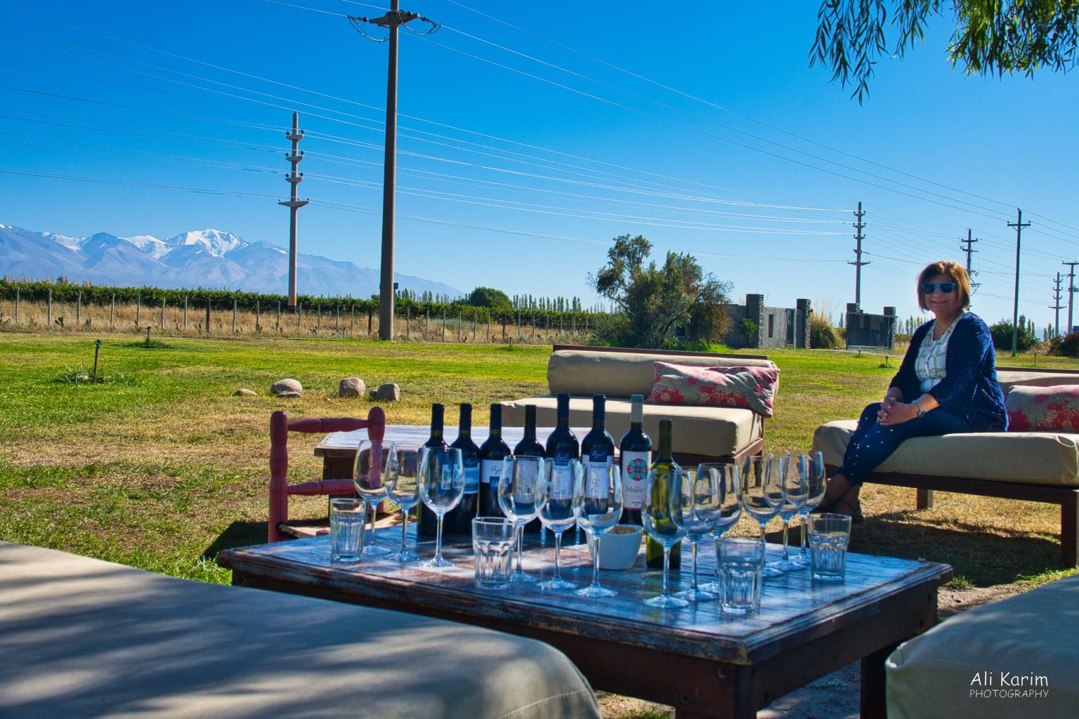 Ready for some wine tasting at Bodega La Azul Mendoza, Argentina Ready for some wine tasting at Bodega La Azul