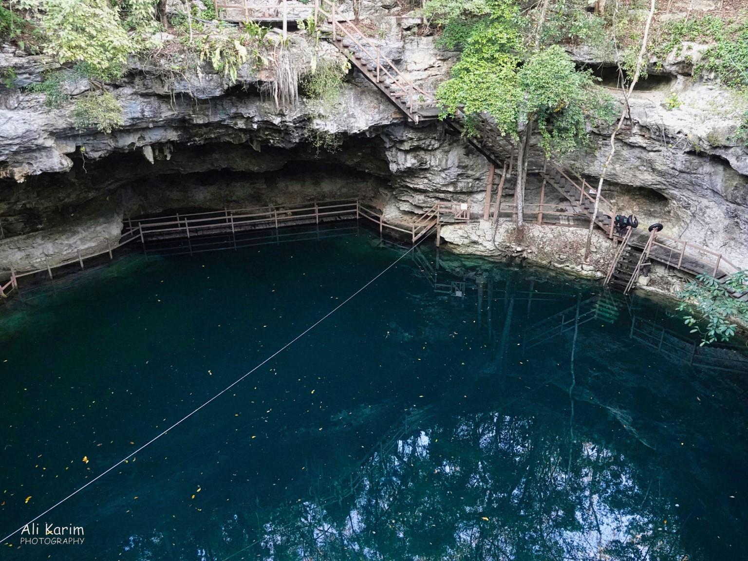 Cenote Xcanche Valladolid, Yucatan, Mexico Feb 2021, Cenote Xcanche