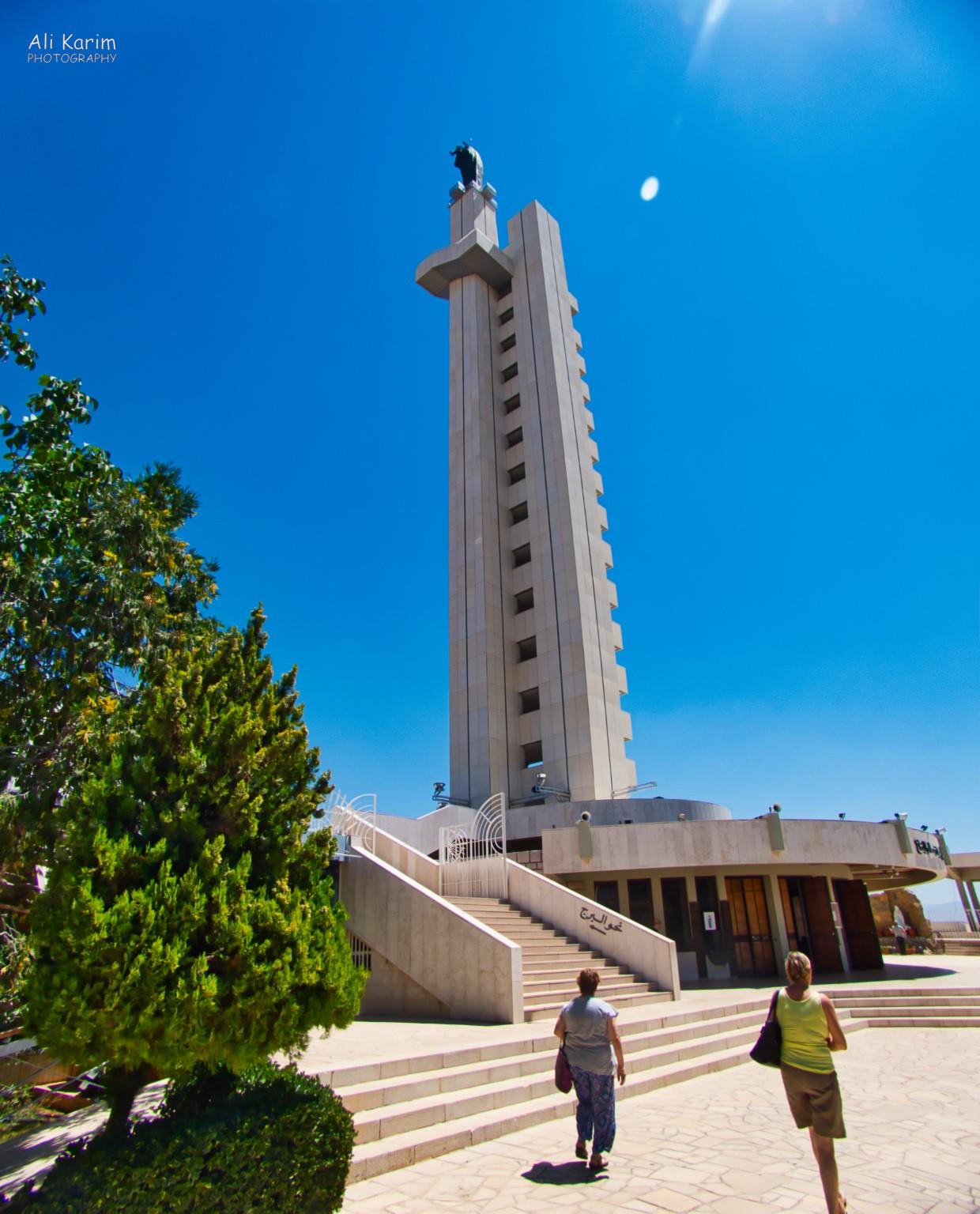 Statue of the Virgin Mary 7 stories above the church Bekaa Valley Winery, Chouf Mountains & the Druze Statue of the Virgin Mary 7 stories above the church