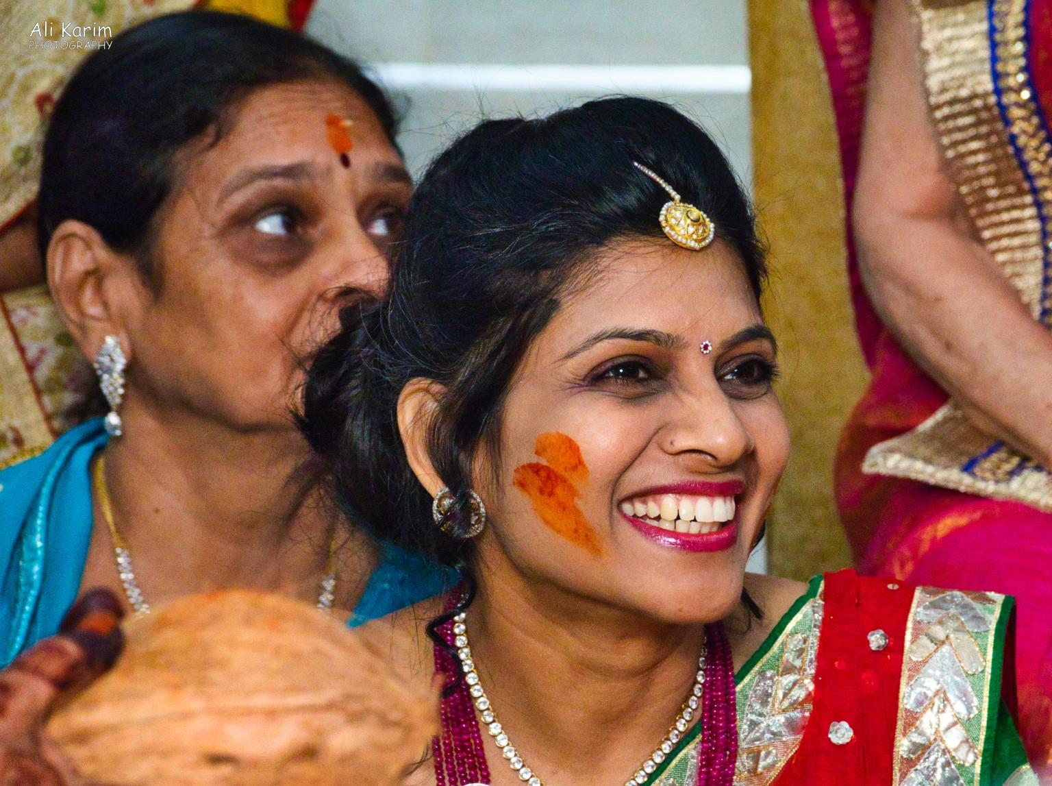 Ankit’s mother had haldi spread on her cheeks by Palak’s family ladies Bikaner, Rajasthan Ankit’s mother had haldi spread on her cheeks by Palak’s family ladies