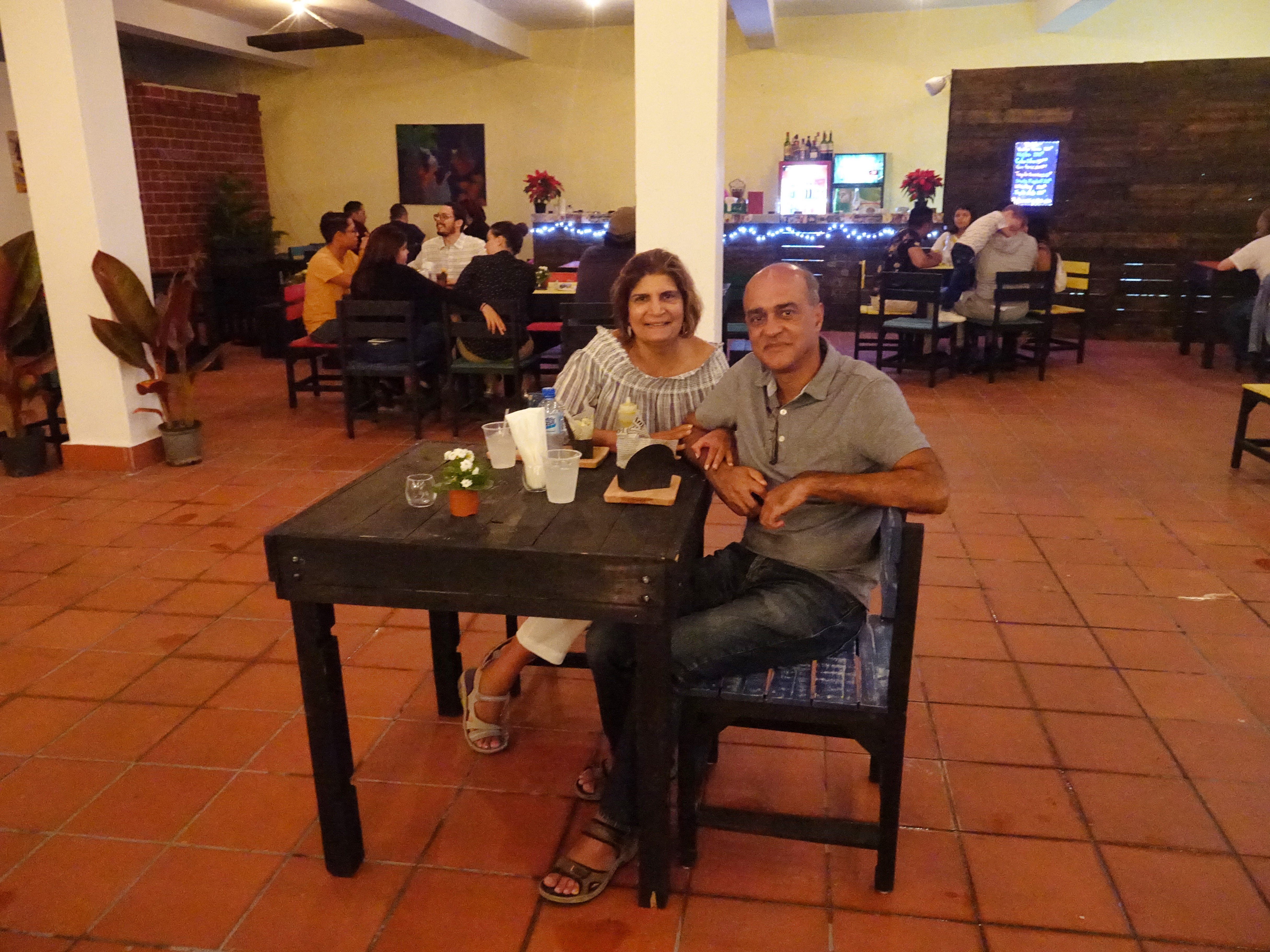 Dinner was at an open air “Food” court (El Patio Culinario); of very delicious Arepas’s prepared by a Venezuelan chef Dinner was at an open air “Food” court (El Patio Culinario); of very delicious Arepas’s prepared by a Venezuelan chef