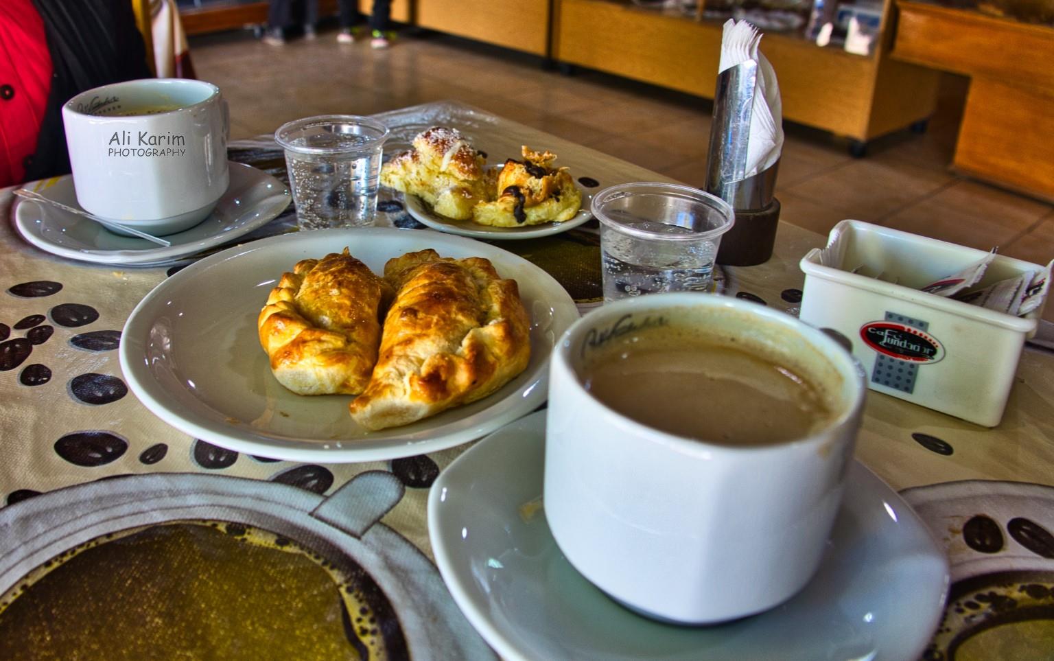 Snack in Upsallata. Coffe came with sparkling water always :) More Mendoza, Argentina Snack in Upsallata. Coffe came with sparkling water always :)