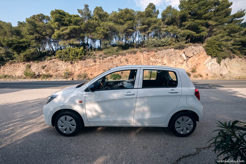 alquilar coche en grecia