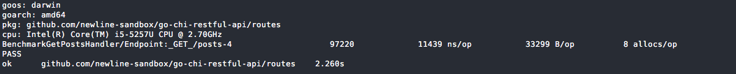Route Handler Benchmark