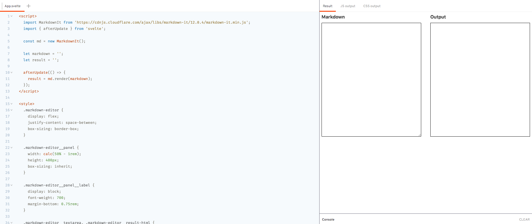 Demo - `afterUpdate` Lifecycle Method - Markdown Editor