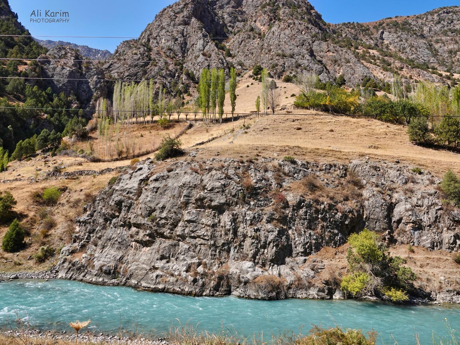 Nice colors of the river, with varying landscapes Silk Road 16: More Osh, Kyrgyzstan Nice colors of the river, with varying landscapes