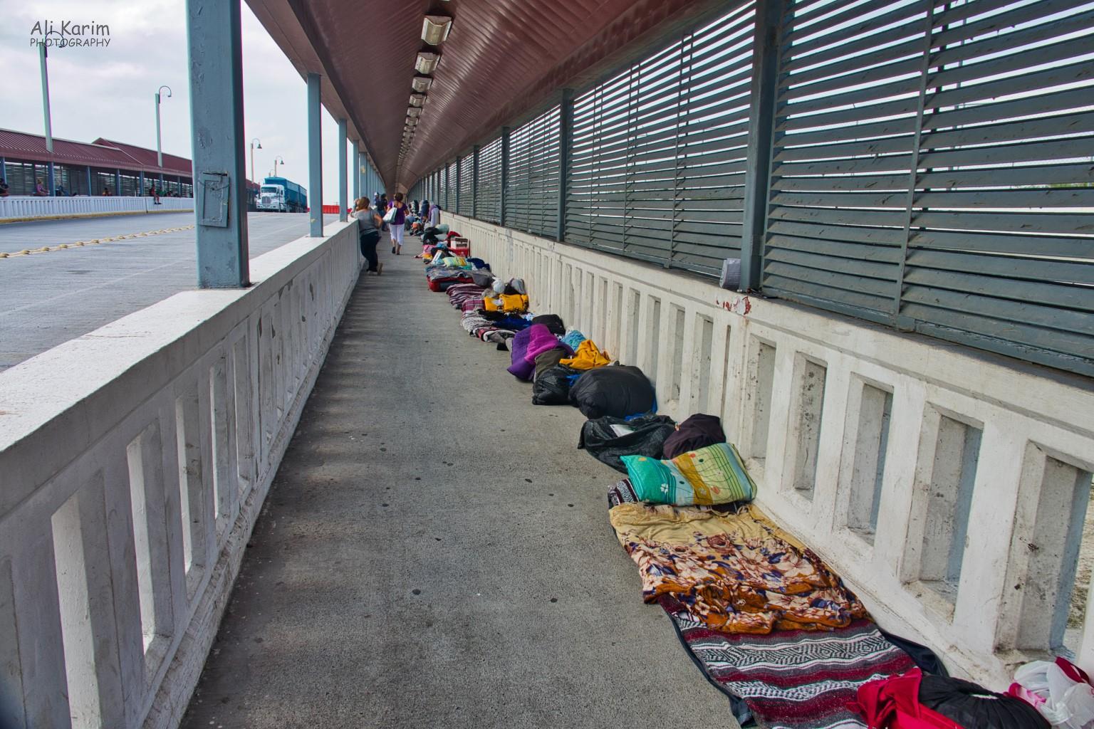 Migrants camped out waiting to get entry into the US Dental Refugee, Nuevo Progresso, Mexico Migrants camped out waiting to get entry into the US