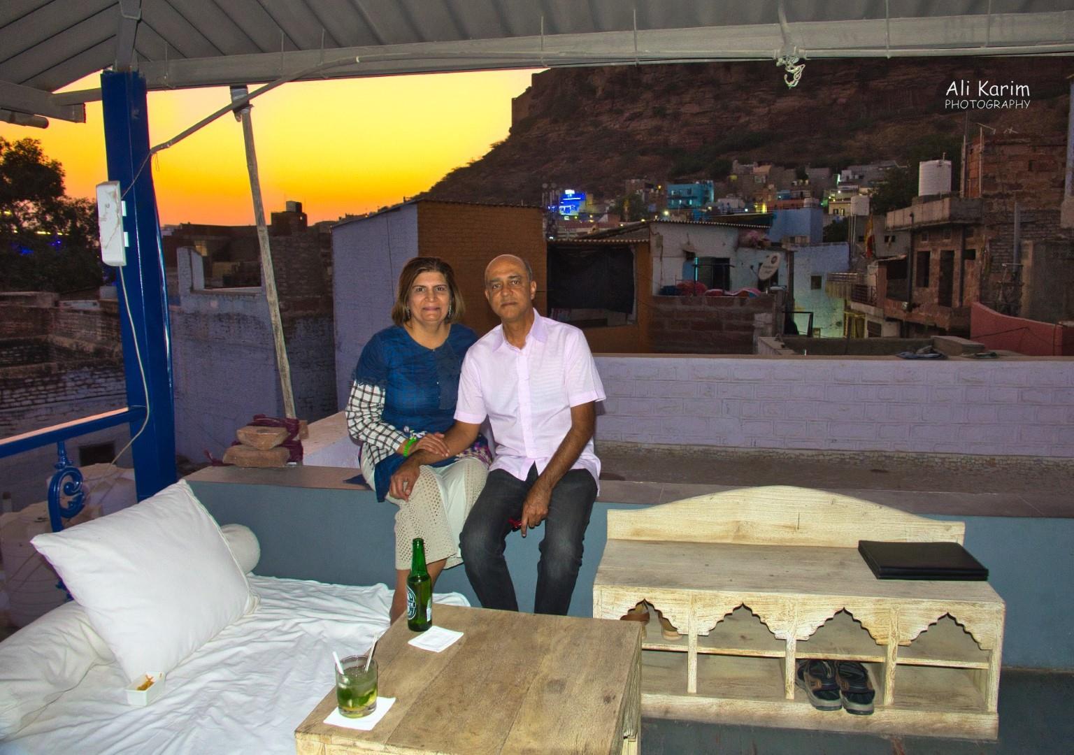Rooftop sundowner Jodhpur, Rajasthan Rooftop sundowner