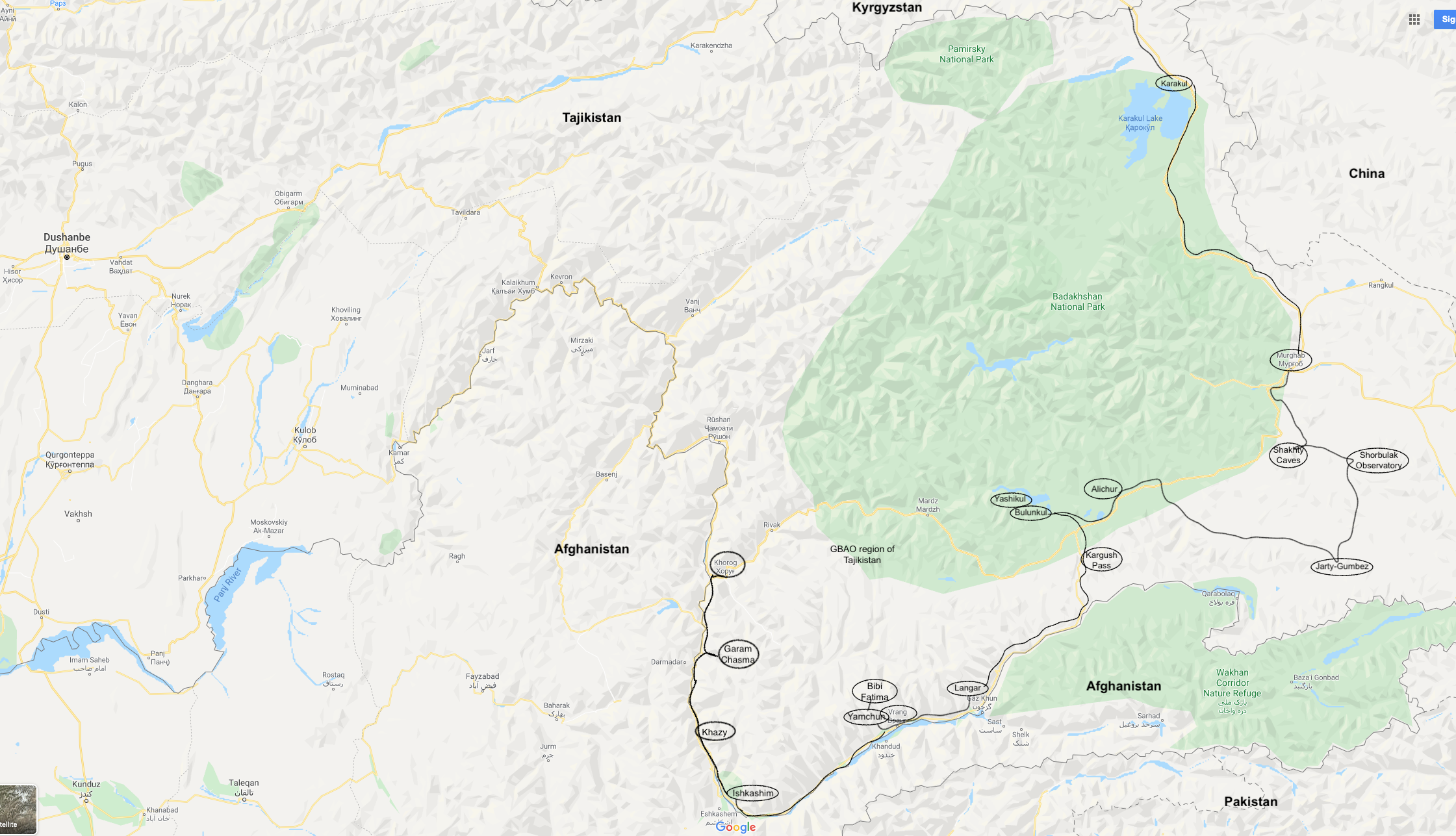 Tajikistan map till Khorog More Khorog, Tajikistan Tajikistan map till Khorog