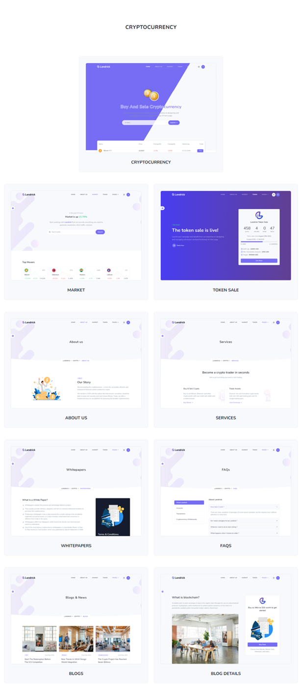 Landrick - Saas & Software Multipurpose Landing Page & Admin Dashboard Template - 8