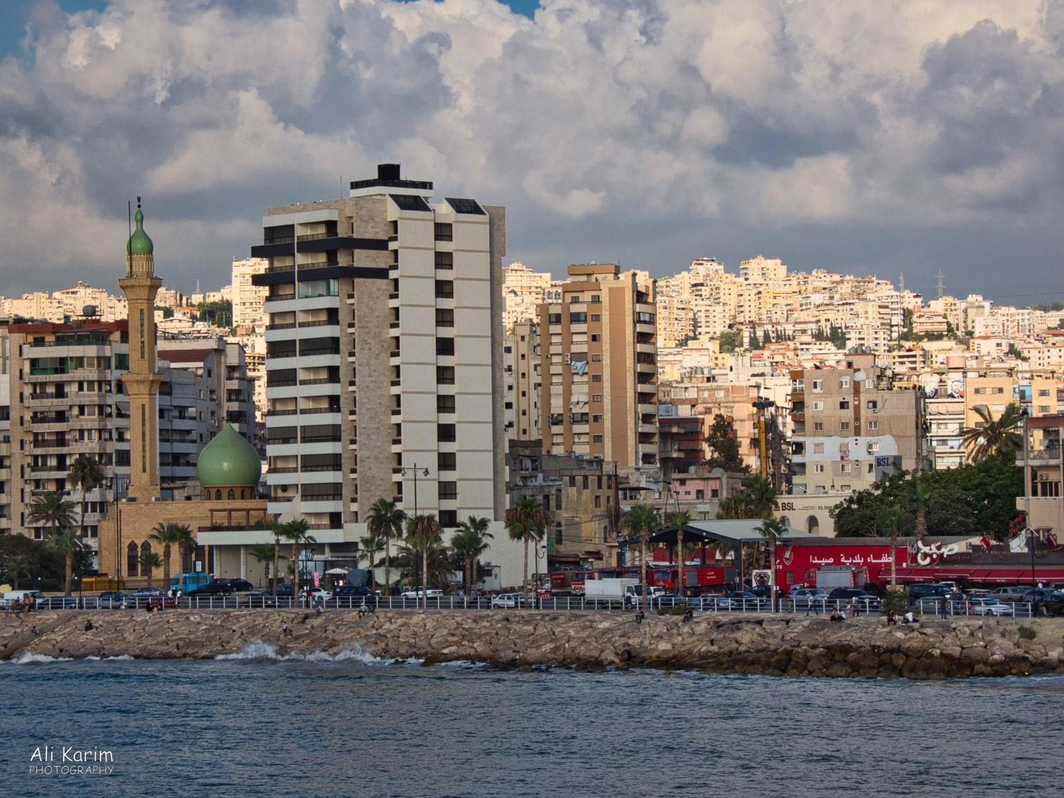 Modern Sidon from the Sidon Castle Sidon and Tyre Modern Sidon from the Sidon Castle